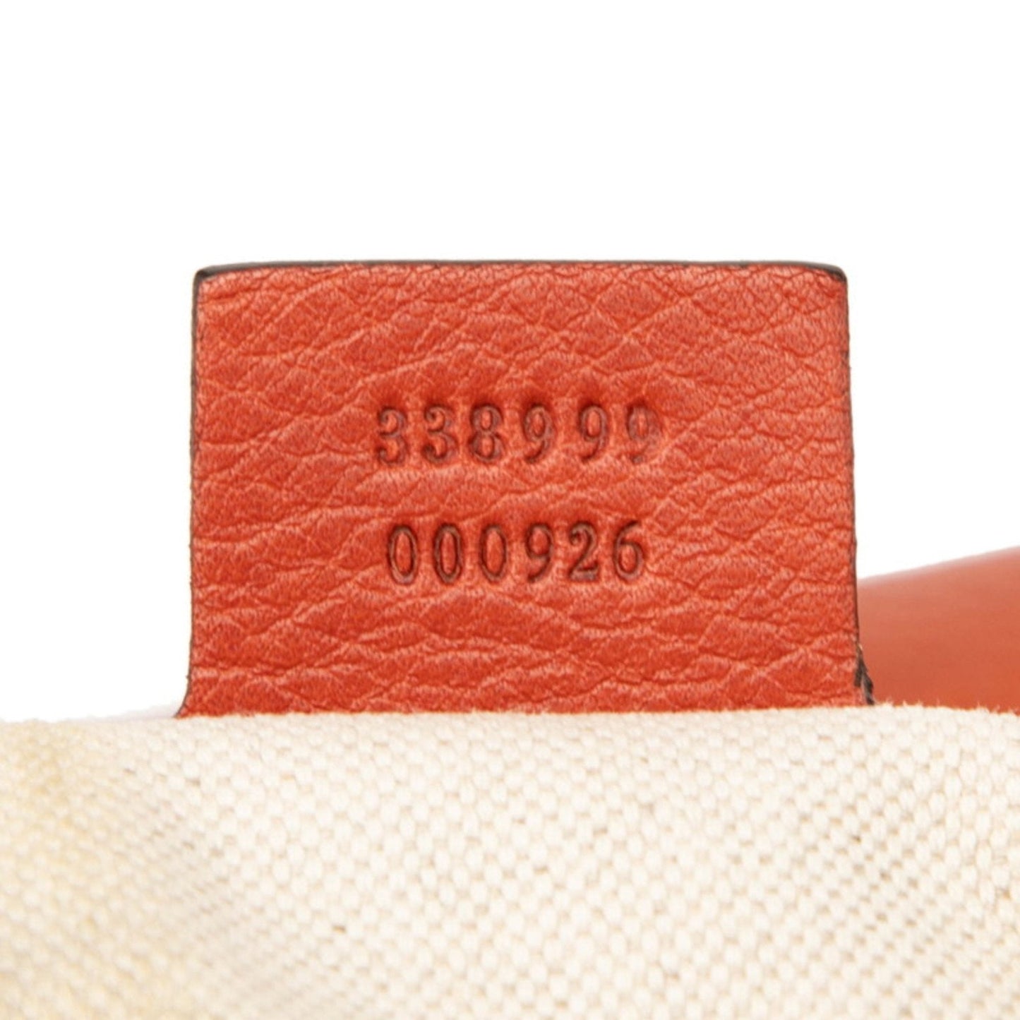 Gucci Brown Red Color Leather Shoulder Bag Tote Bag ( )