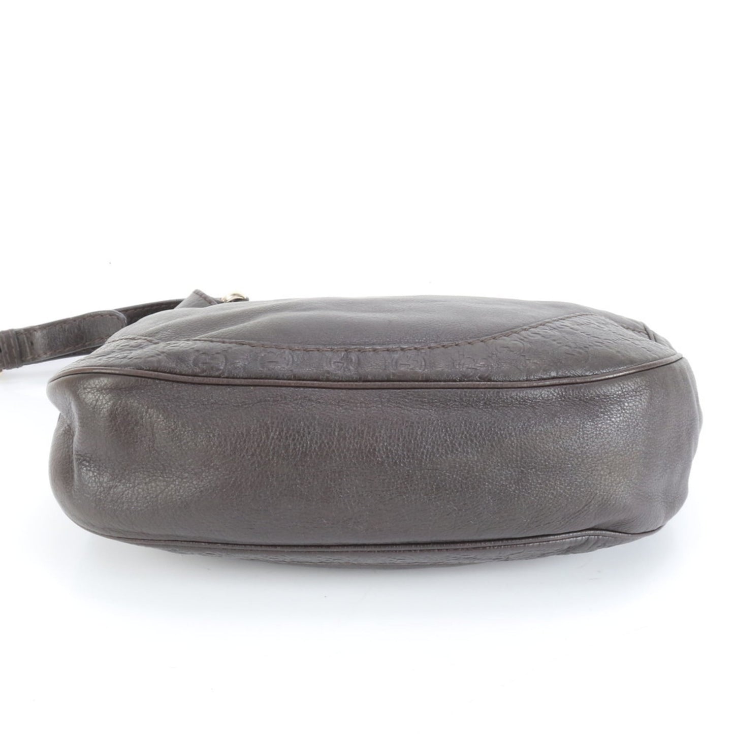 Gucci Brown Leather Shoulder Bag ( )