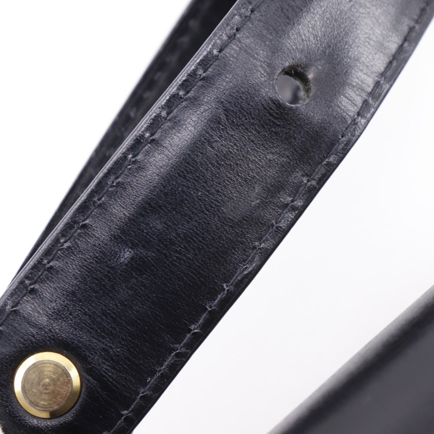 Gucci Black Leather Shoulder Bag ( )