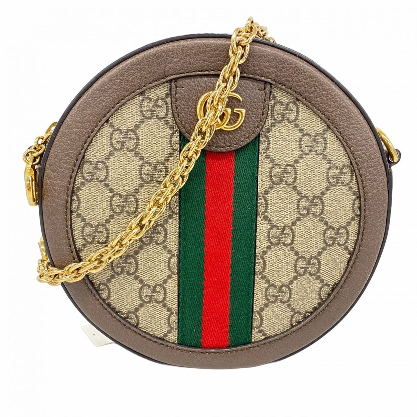 Gucci Brown Pvc Leather Shoulder Bag ( )