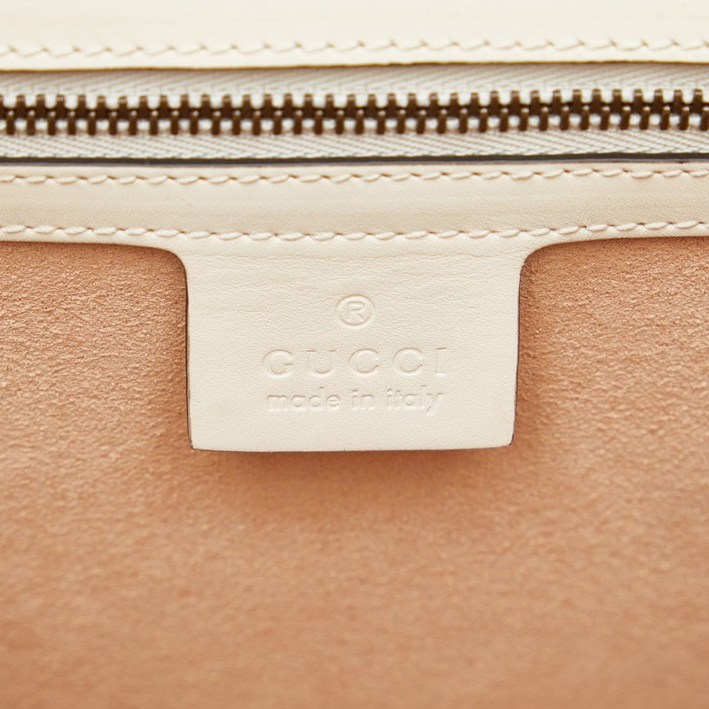 Gucci White Leather Shoulder Bag ( )