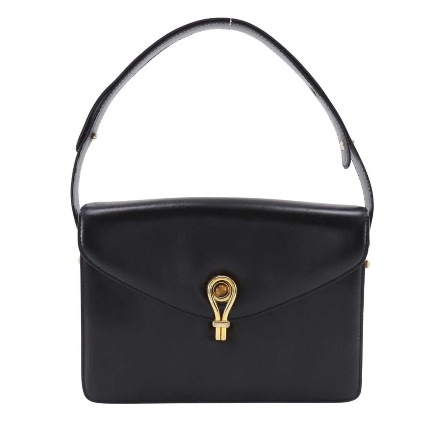 Gucci Black Leather Shoulder Bag ( )