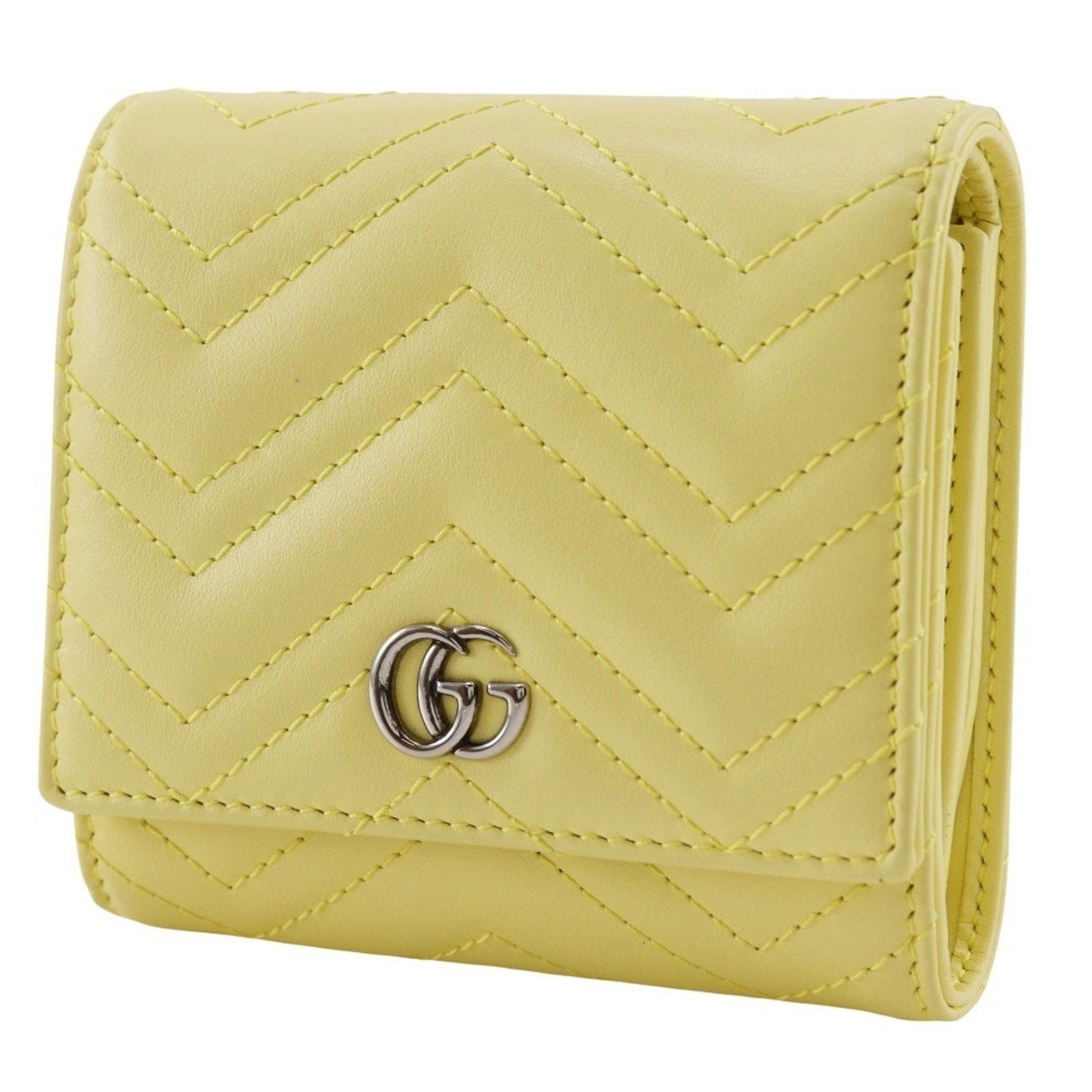Gucci Yellow Leather Wallet (Bi-Fold) ( )