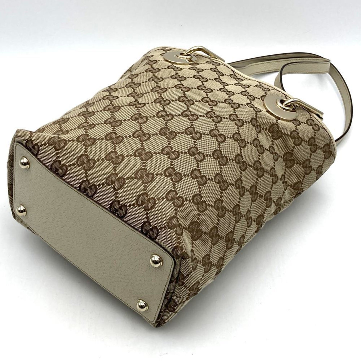 Gucci Gg Canvas Beige Gg Canvas Shoulder Bag Tote Bag ( )