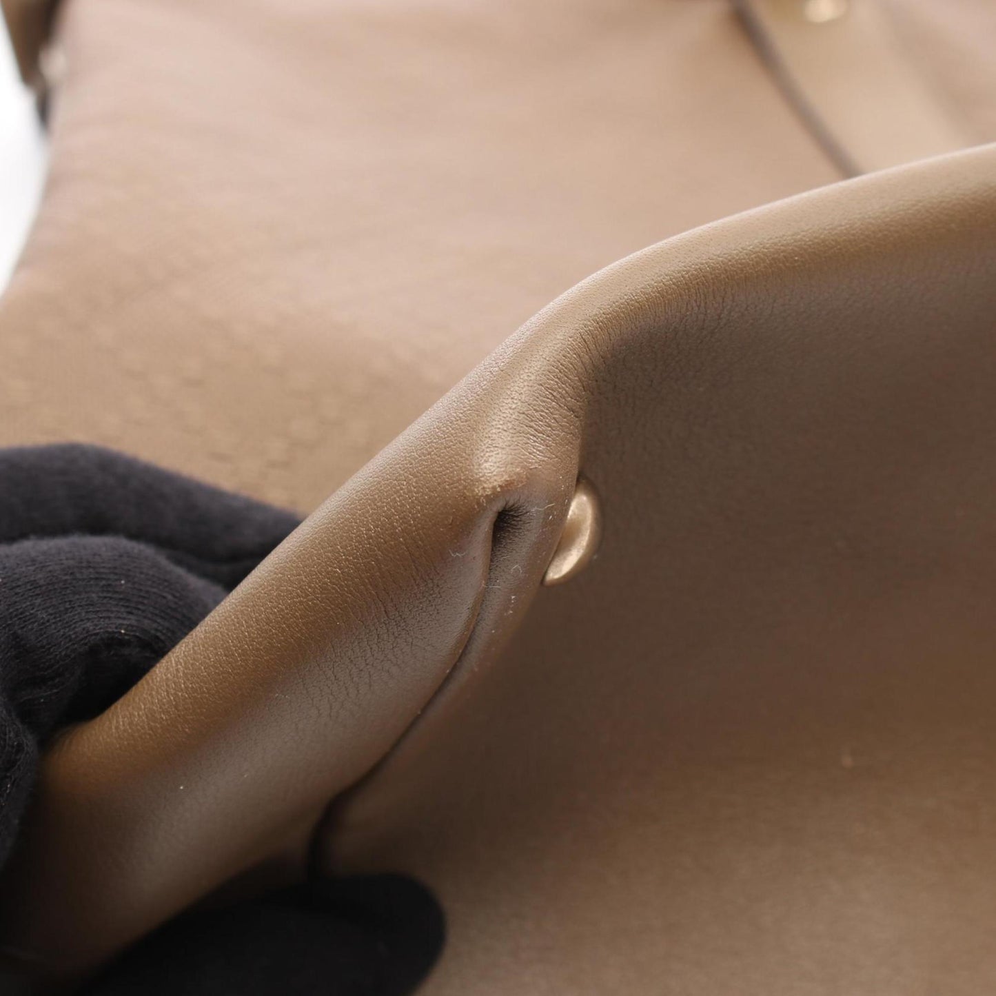 Gucci Brown Leather Tote Bag ( )