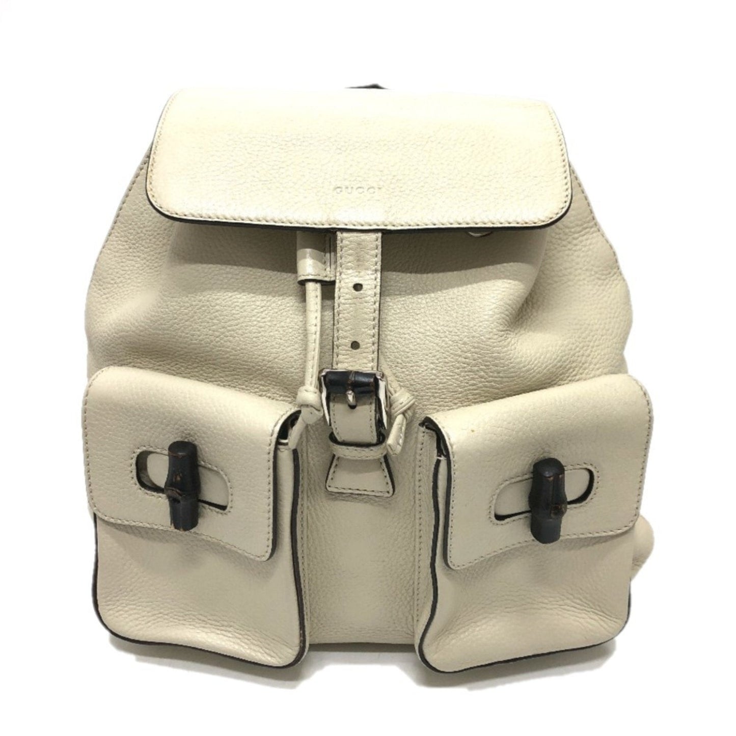 Gucci White Leather Backpack ( )