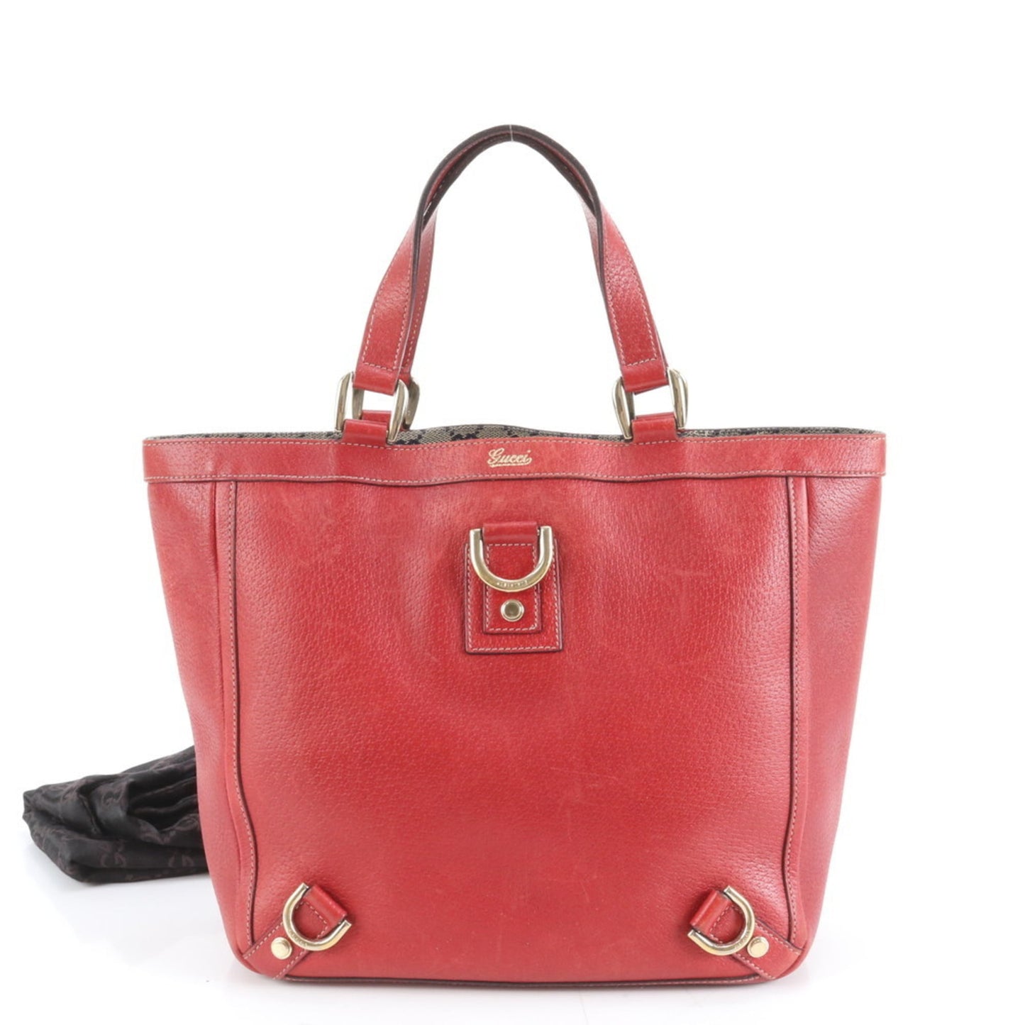 Gucci Red Color Leather Handbag ( )