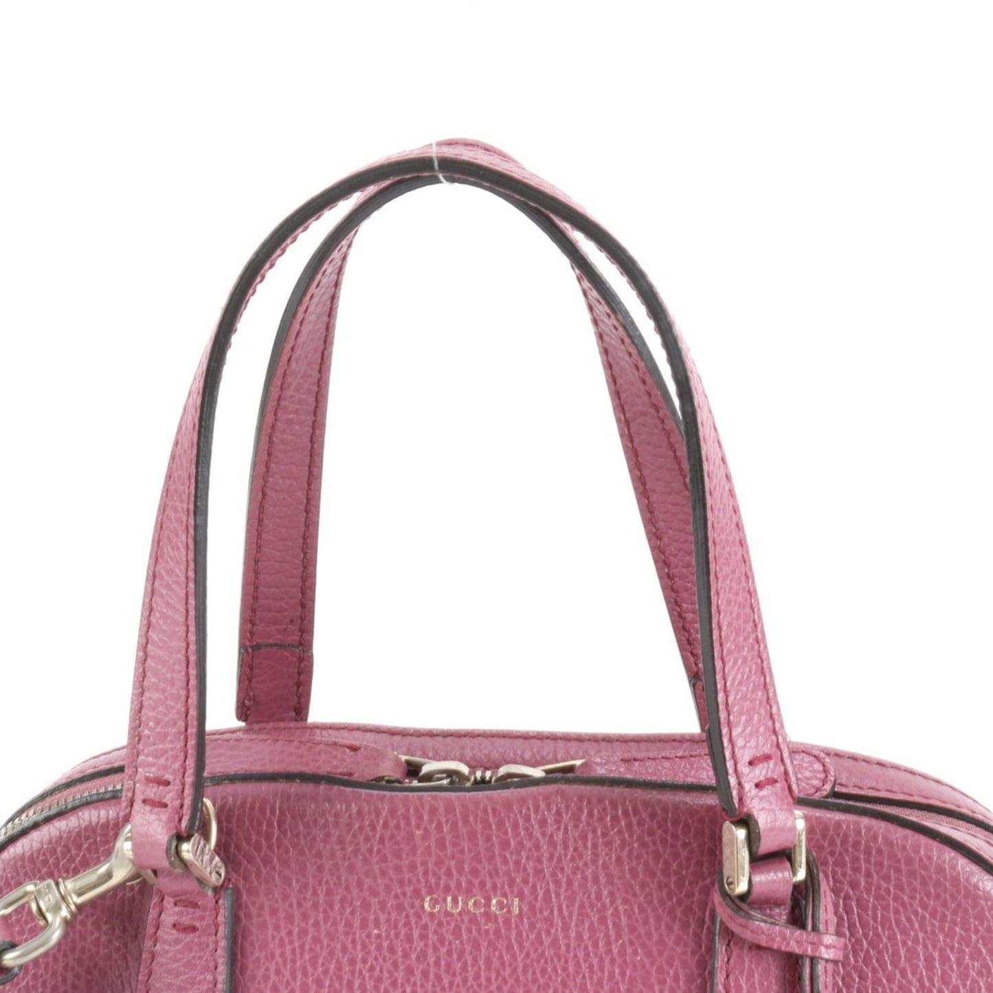 Gucci Pink Leather Shoulder Bag ( )