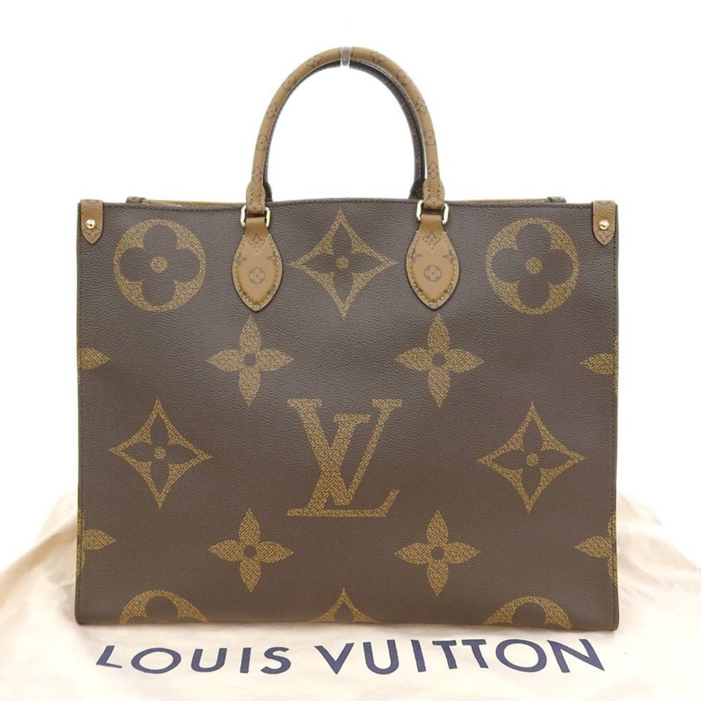Louis Vuitton Monogram Giant On The Go GM Reverse 2WAY Bag M44576