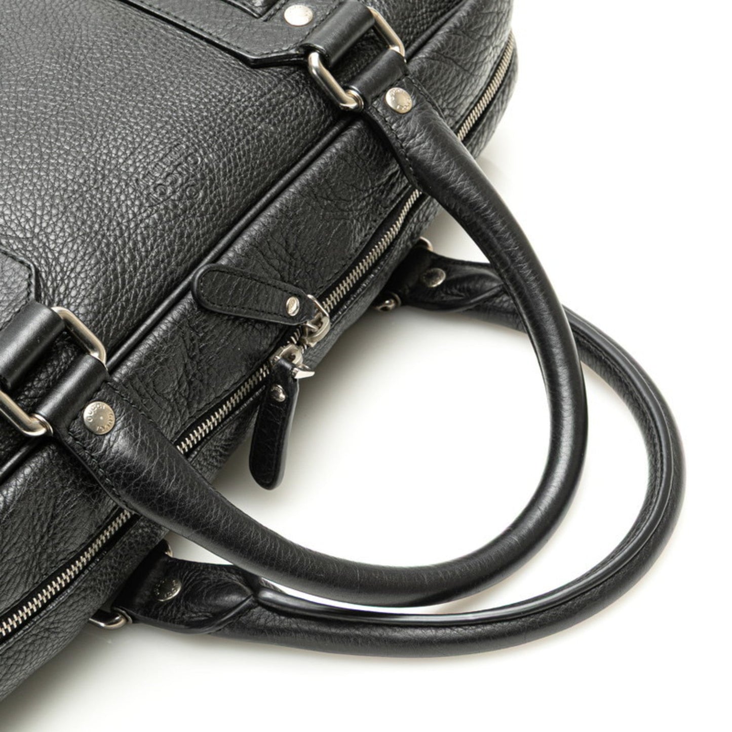 Gucci Black Leather Handbag ( )