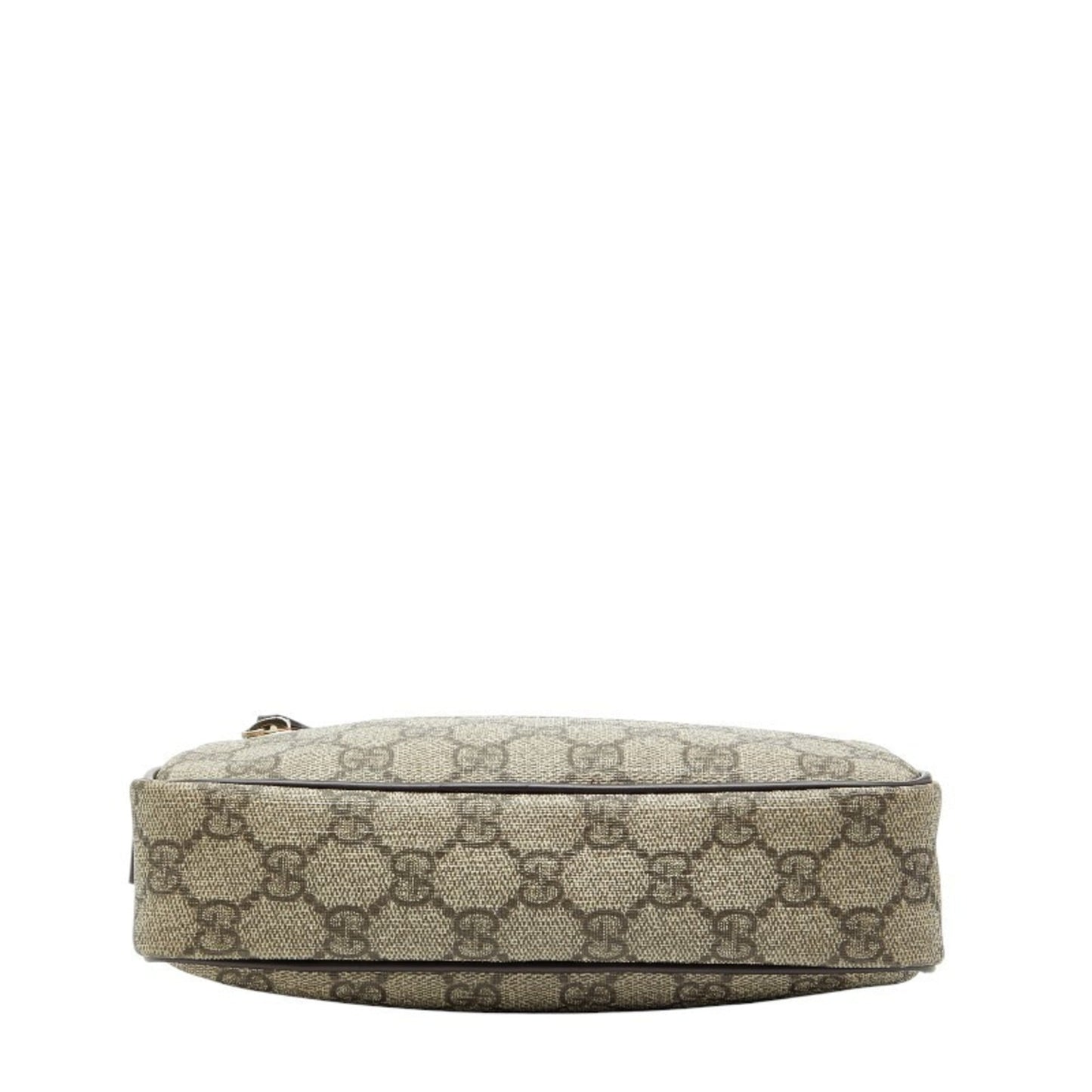Gucci Beige Brown Pvc Leather Shoulder Bag ( )