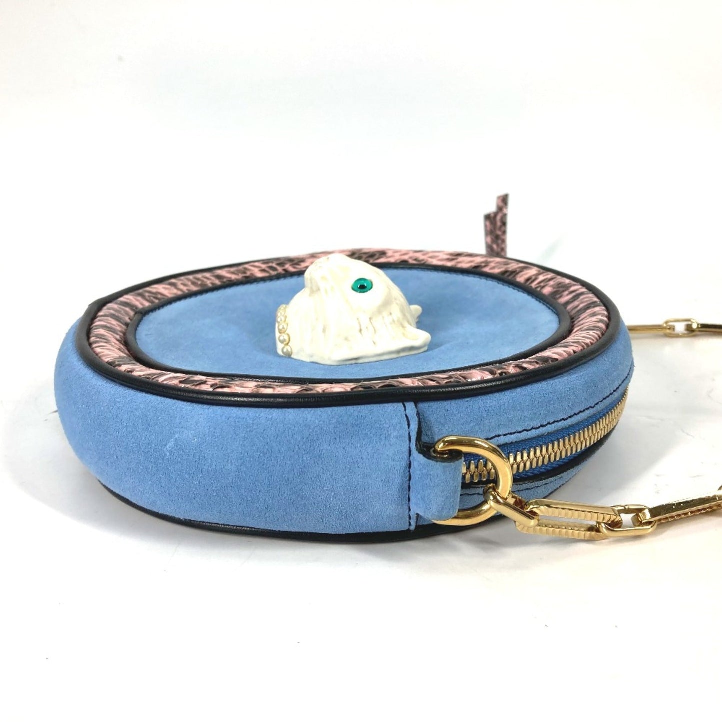 Gucci Blue Leather Shoulder Bag ( )