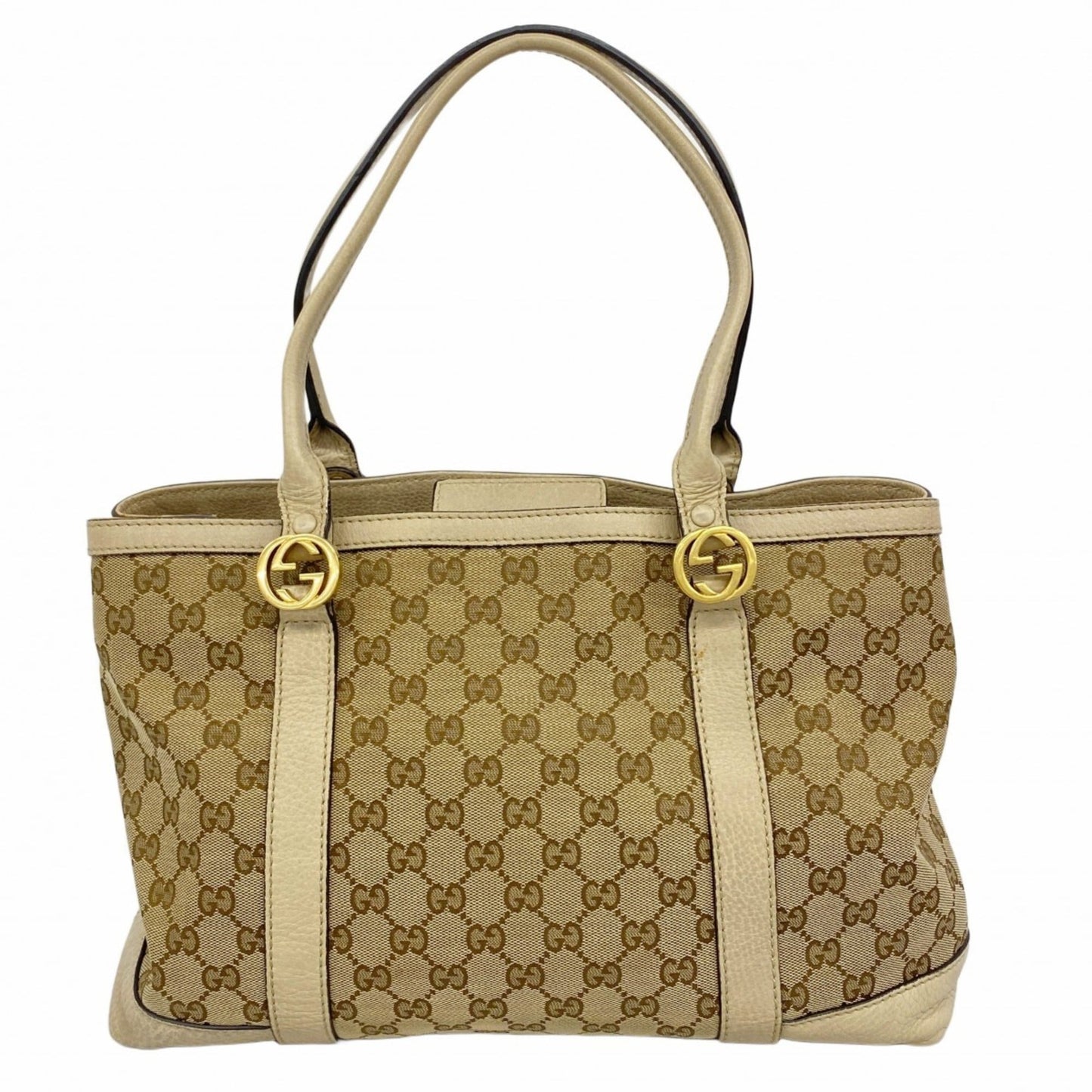 Gucci Beige Canvas Tote Bag ( )