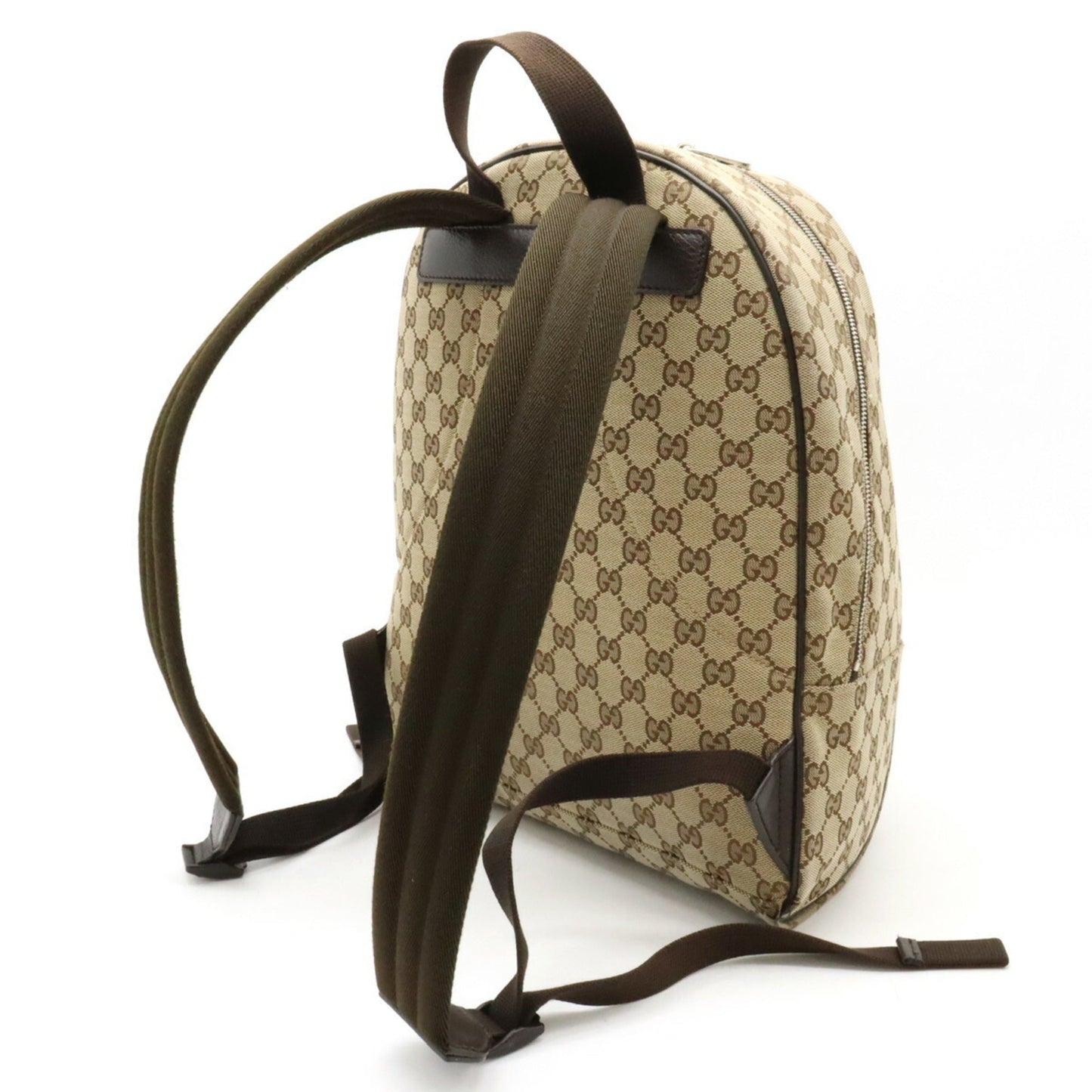 Gucci Leather Canvas Backpack