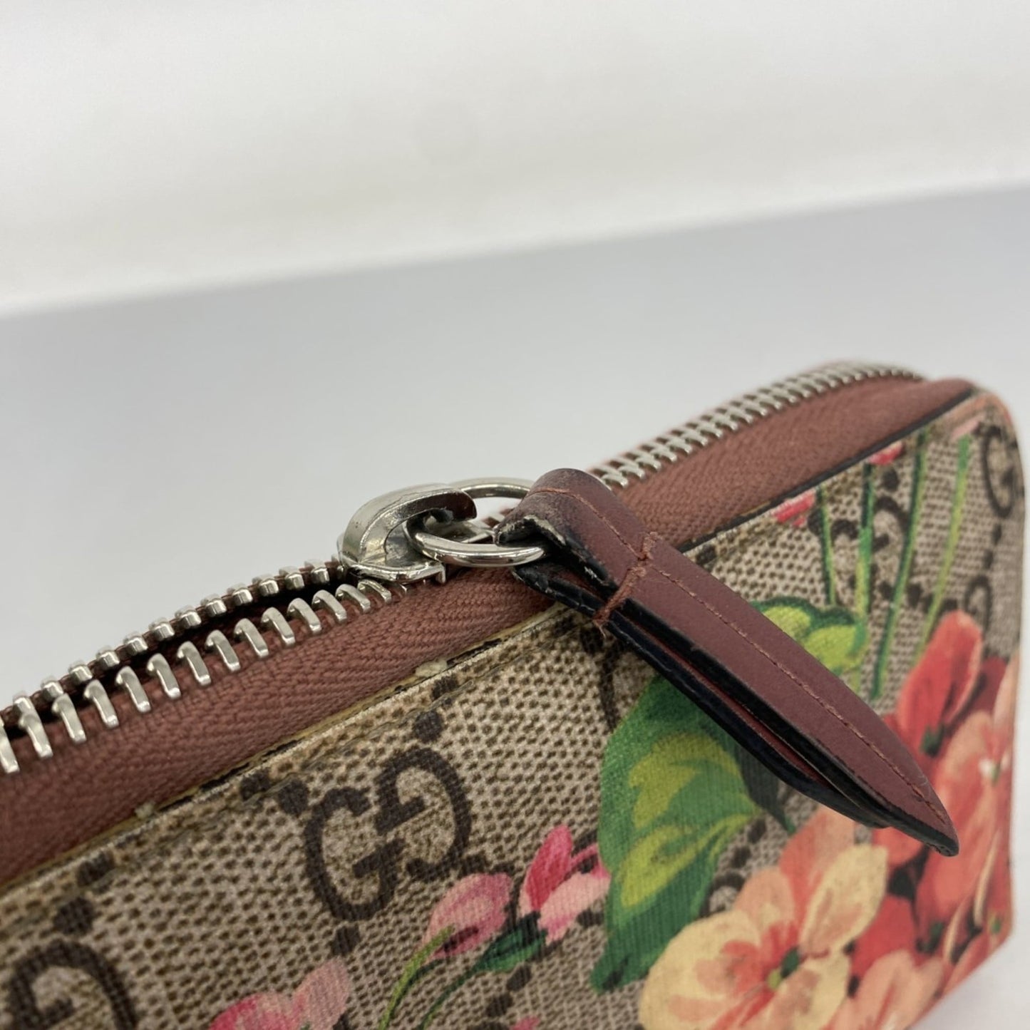 Gucci Brown Pink Pvc Long Wallet (Bi-Fold) ( )