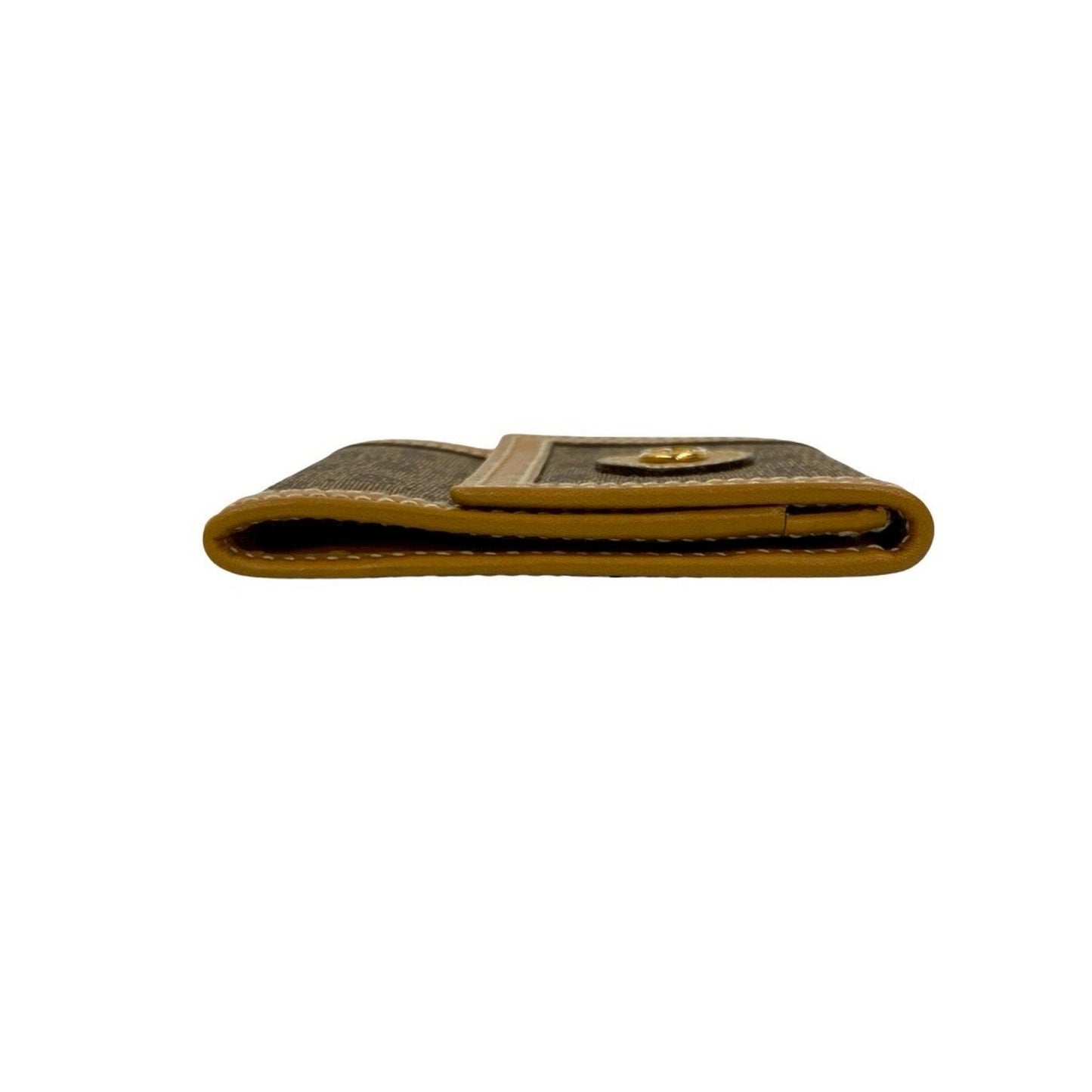 Gucci Brown Leather Pvc Coin Purse/Coin Case ( )