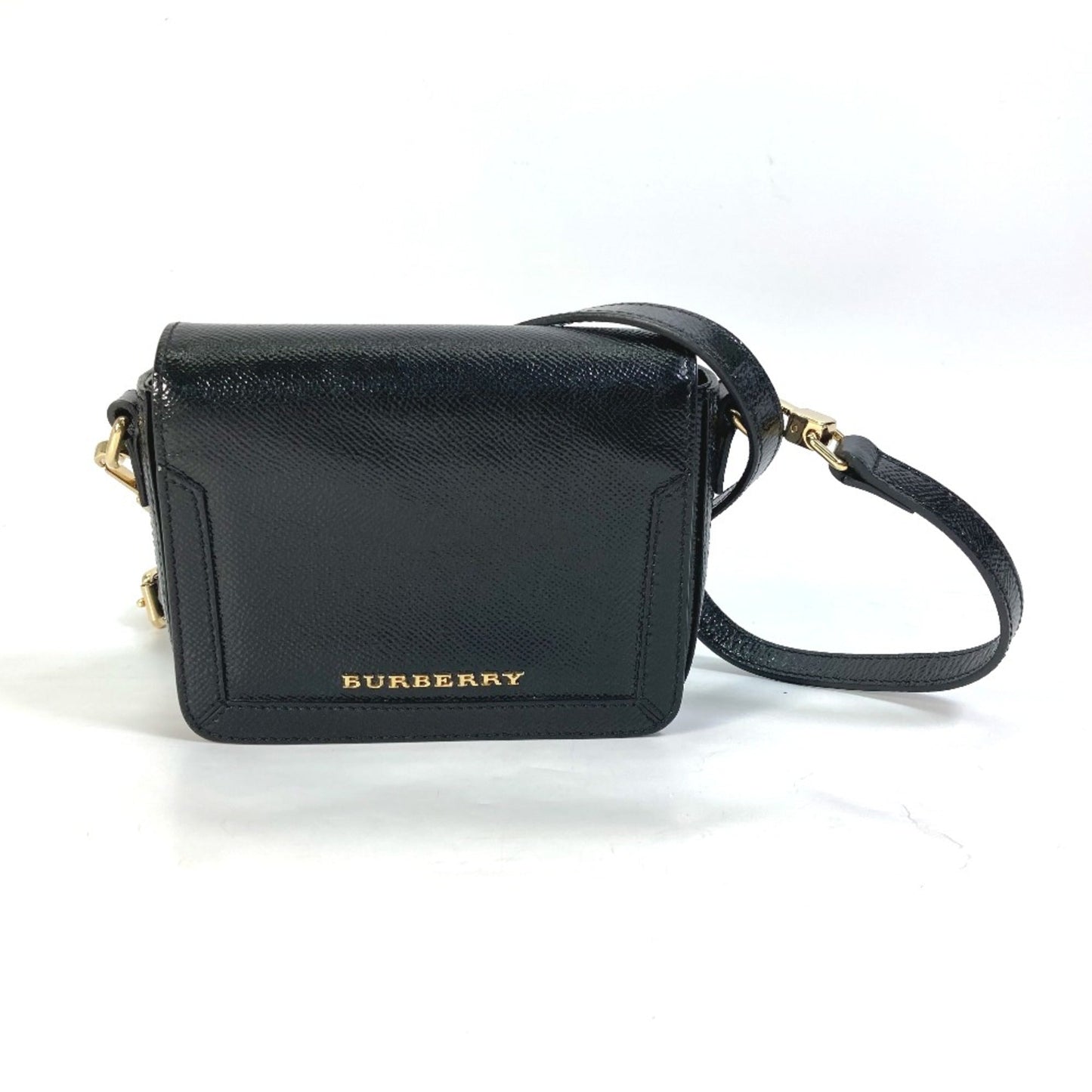 Burberry Black Leather Shoulder Bag ( )