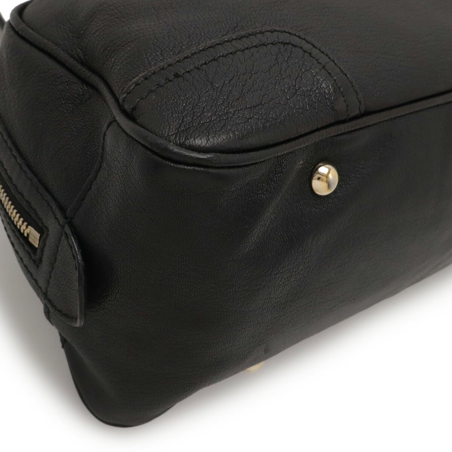 Gucci Black Leather Shoulder Bag ( )