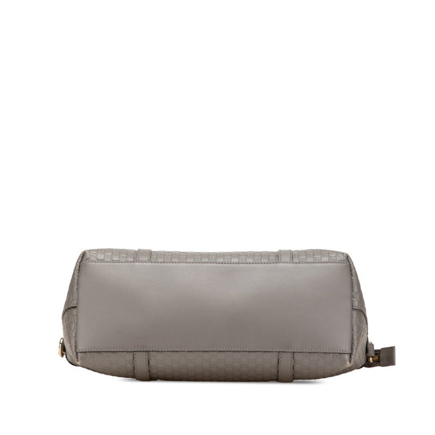Gucci Gray Leather Shoulder Bag Tote Bag ( )