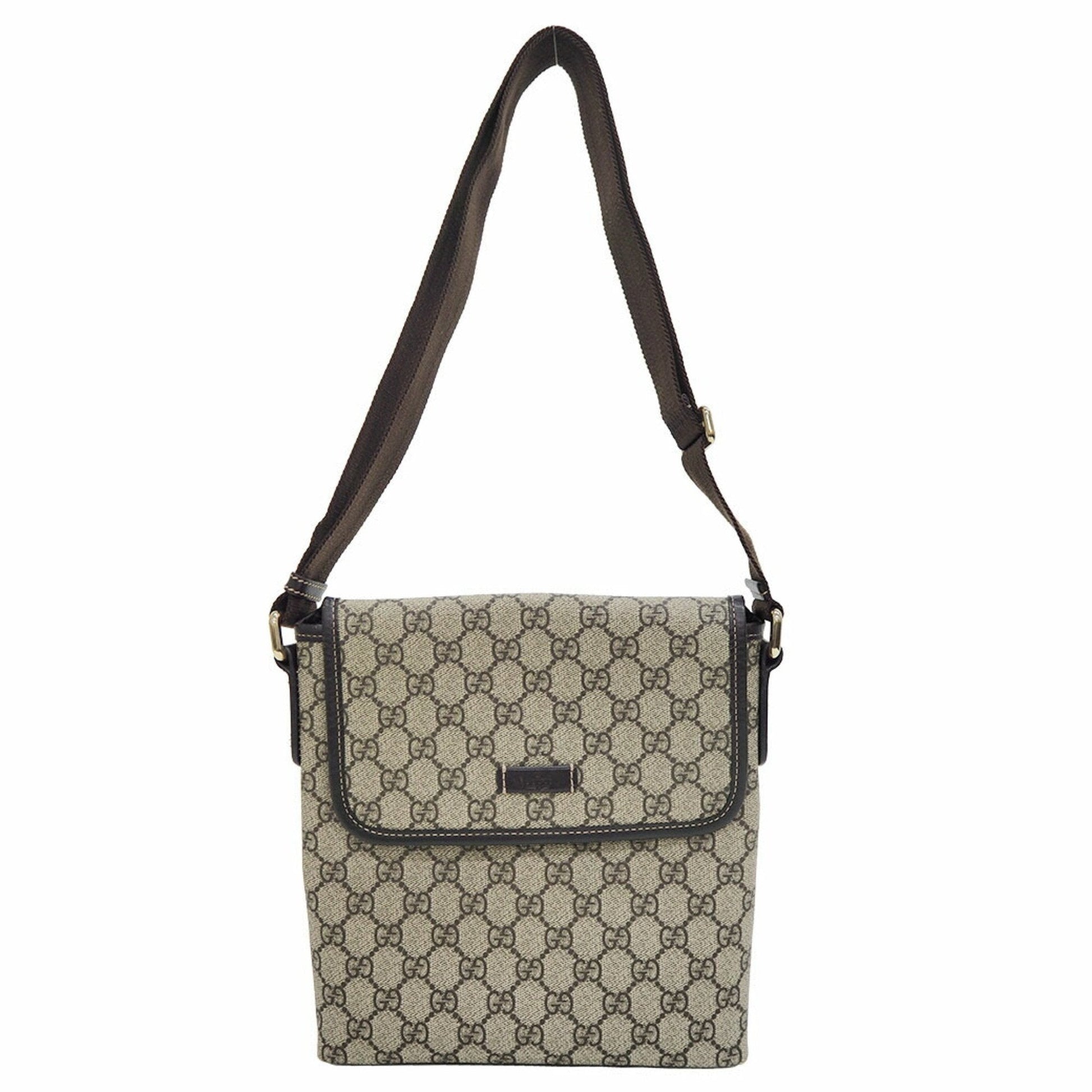 Gucci GG Supreme Beige Shoulder Bag