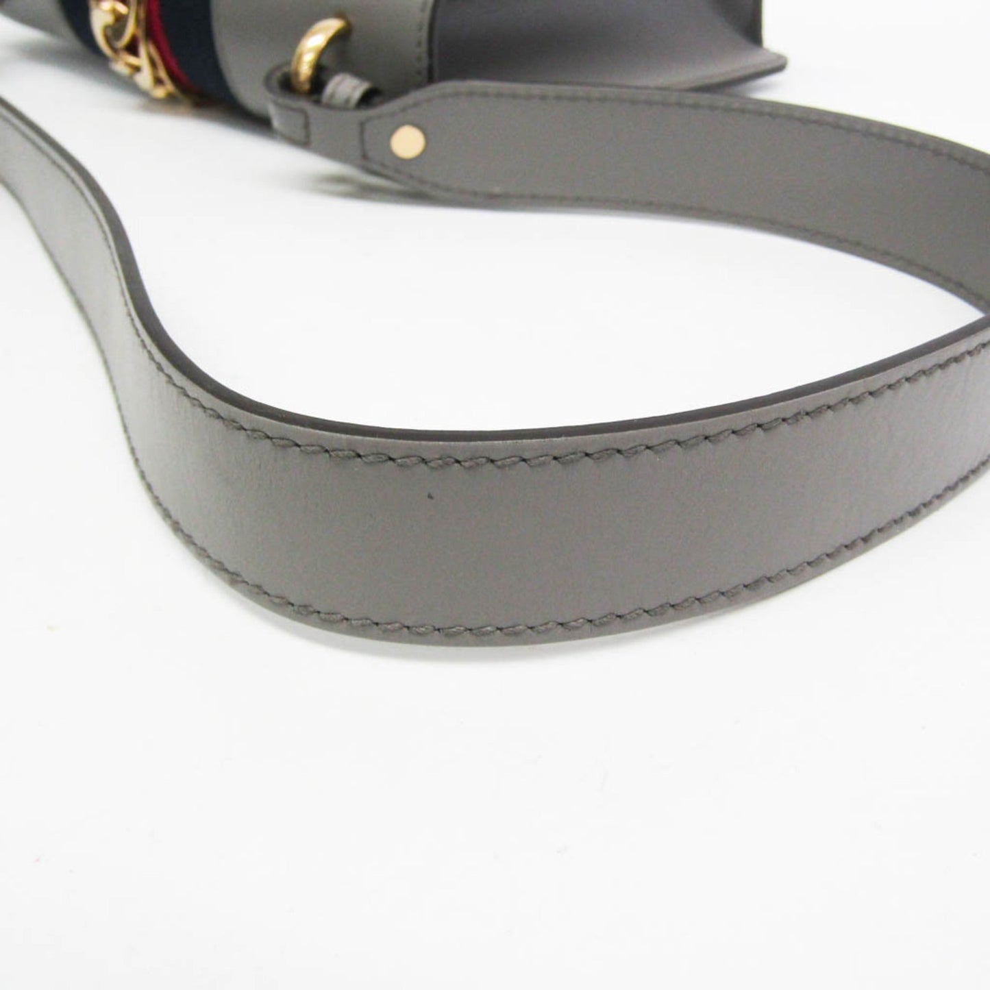 Gucci Gray Leather Shoulder Bag ( )