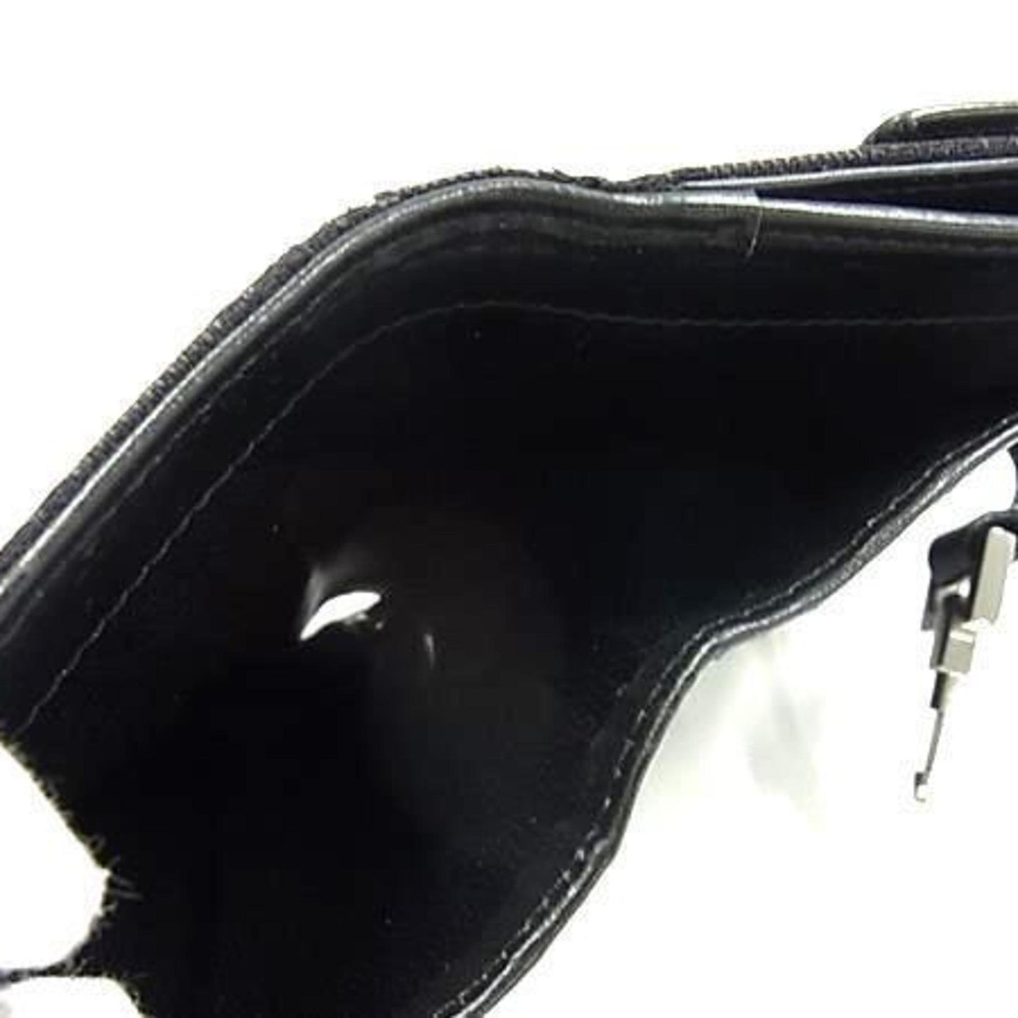 Gucci Black Gg Canvas Leather Wallet (Bi-Fold) ( )