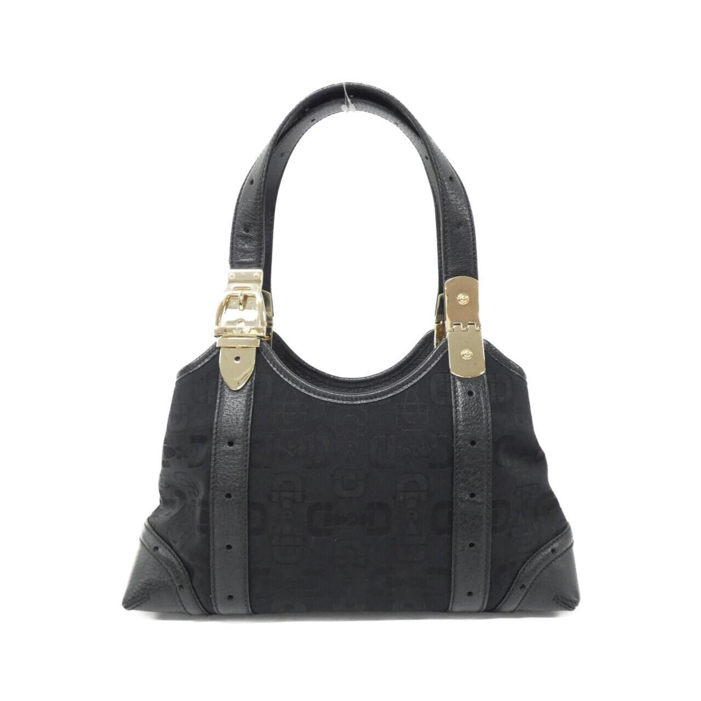 Gucci Black Canvas Shoulder Bag ( )