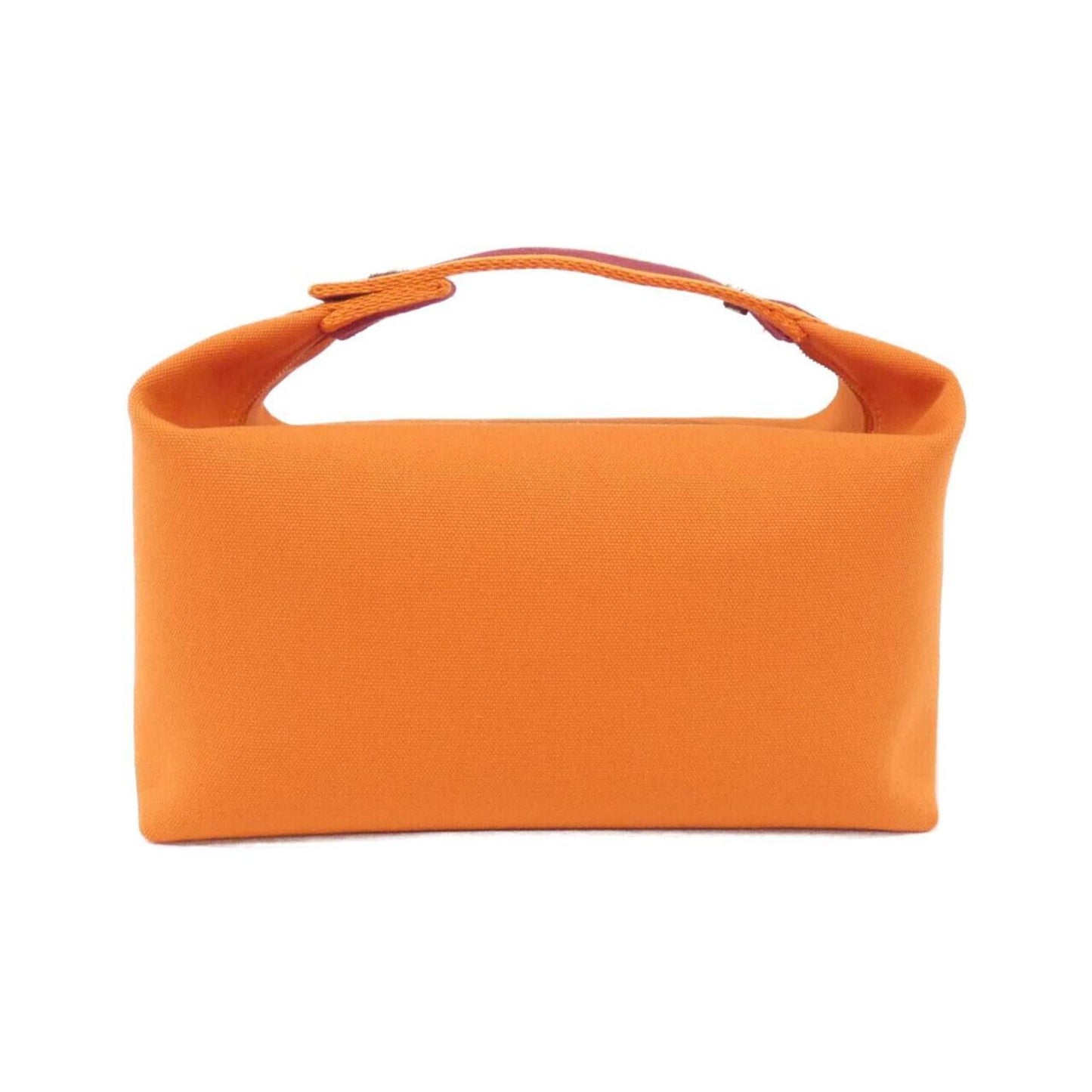 Hermes Feu Orange Canvas Pouch ( )