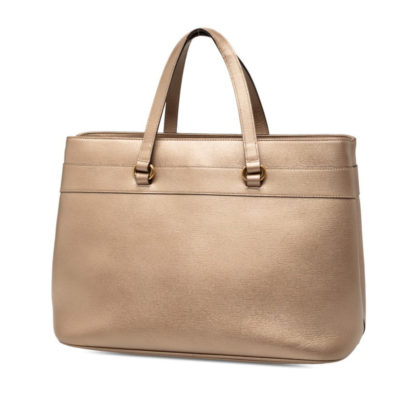Gucci Pink Pink Beige Leather Shoulder Bag Tote Bag ( )