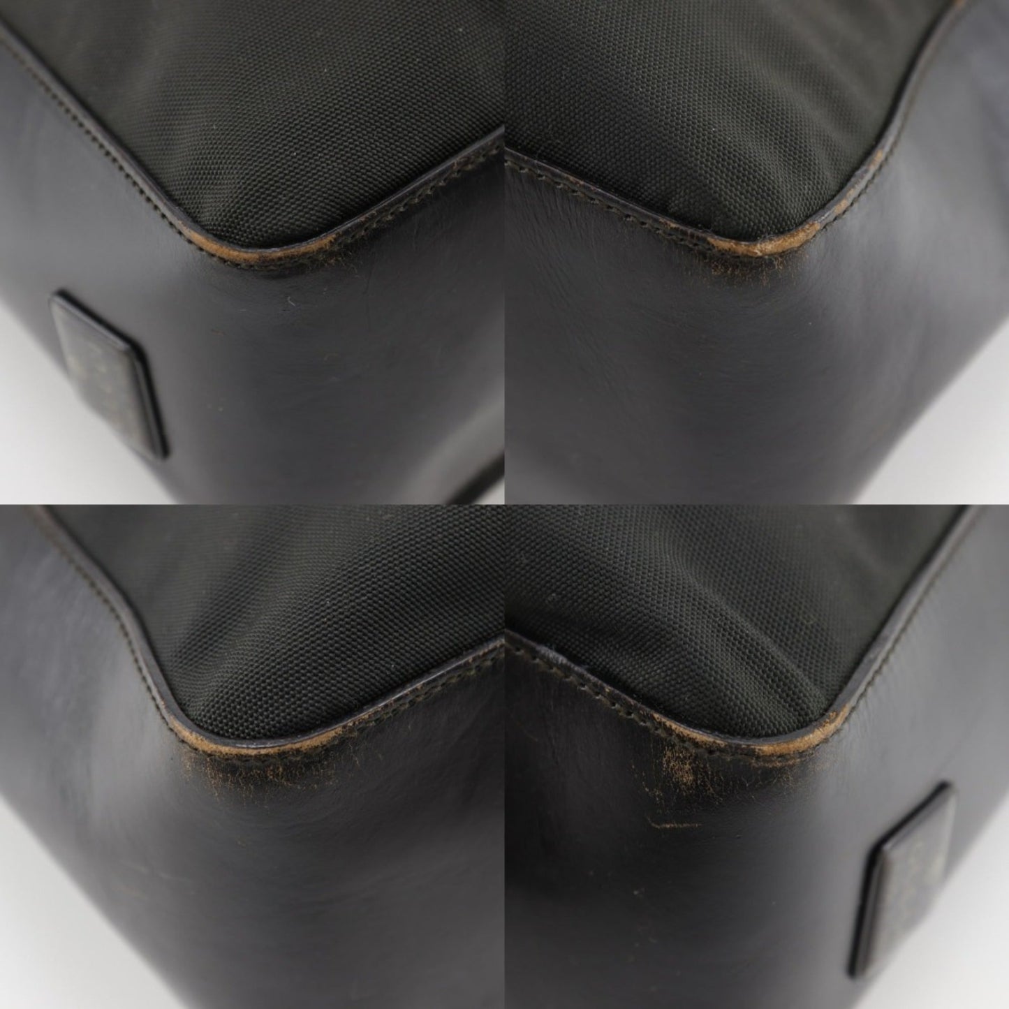 Gucci Black Nylon Canvas Shoulder Bag ( )
