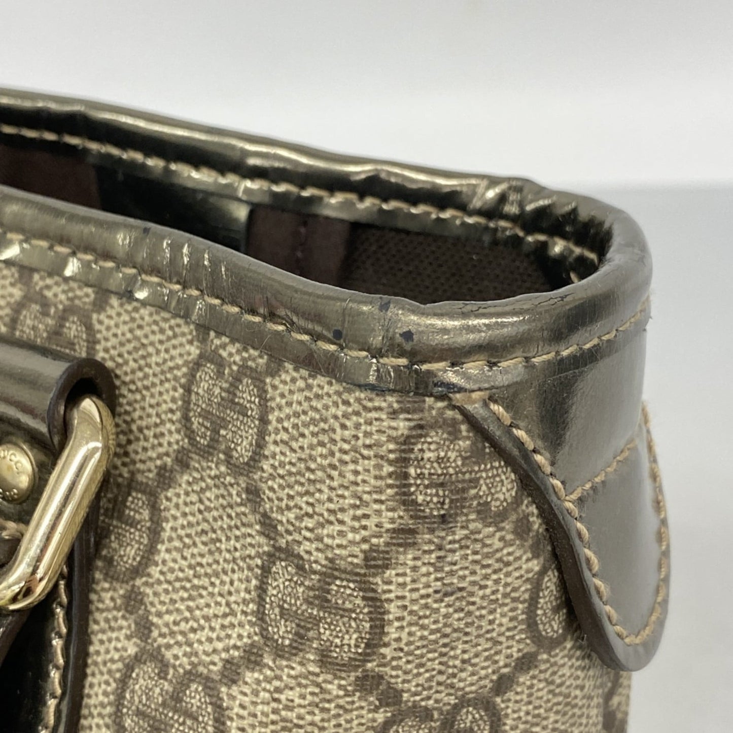 Gucci Beige Pvc Tote Bag ( )