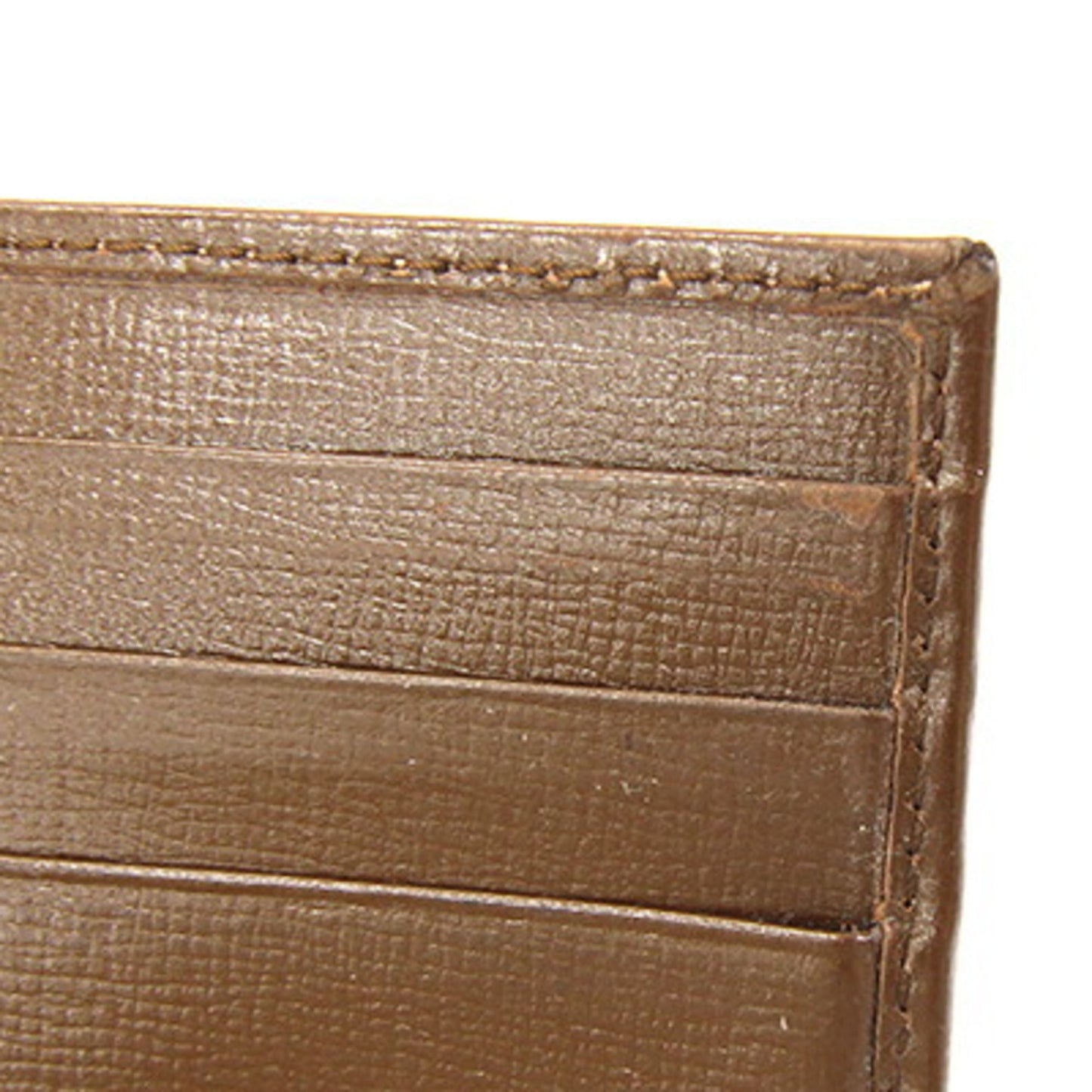 Gucci Beige Brown Gg Supreme Leather Wallet (Bi-Fold) ( )