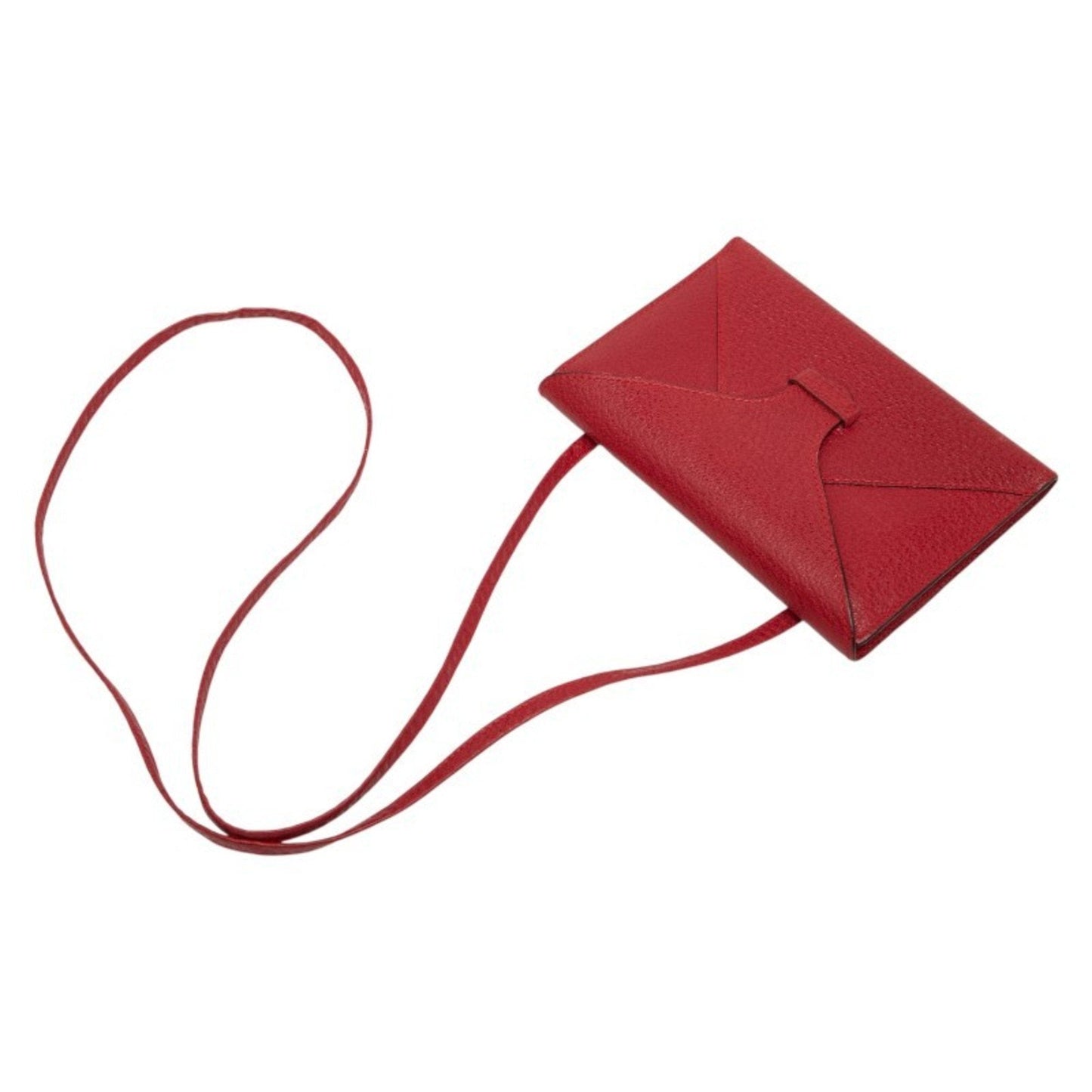 Gucci Red Color Leather Chain/Shoulder Wallet ( )
