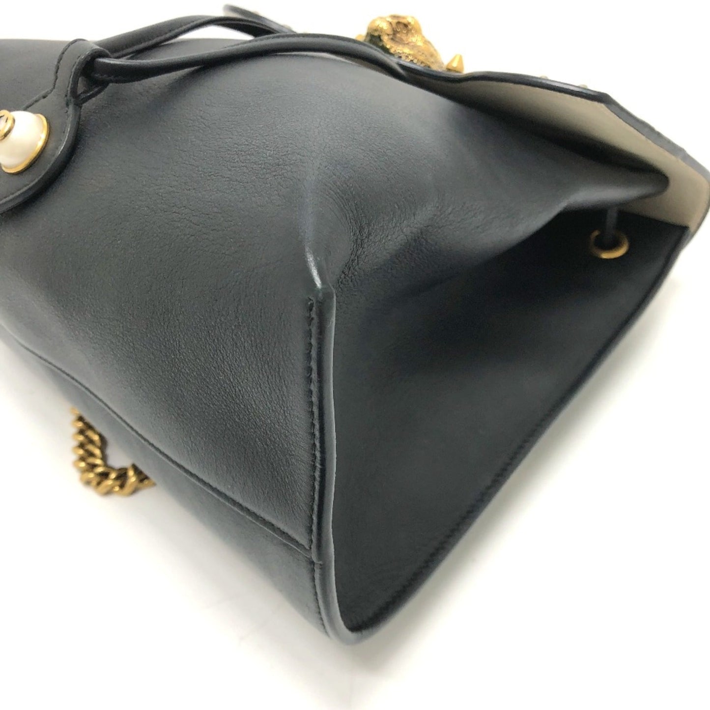 Gucci Black Leather Backpack ( )