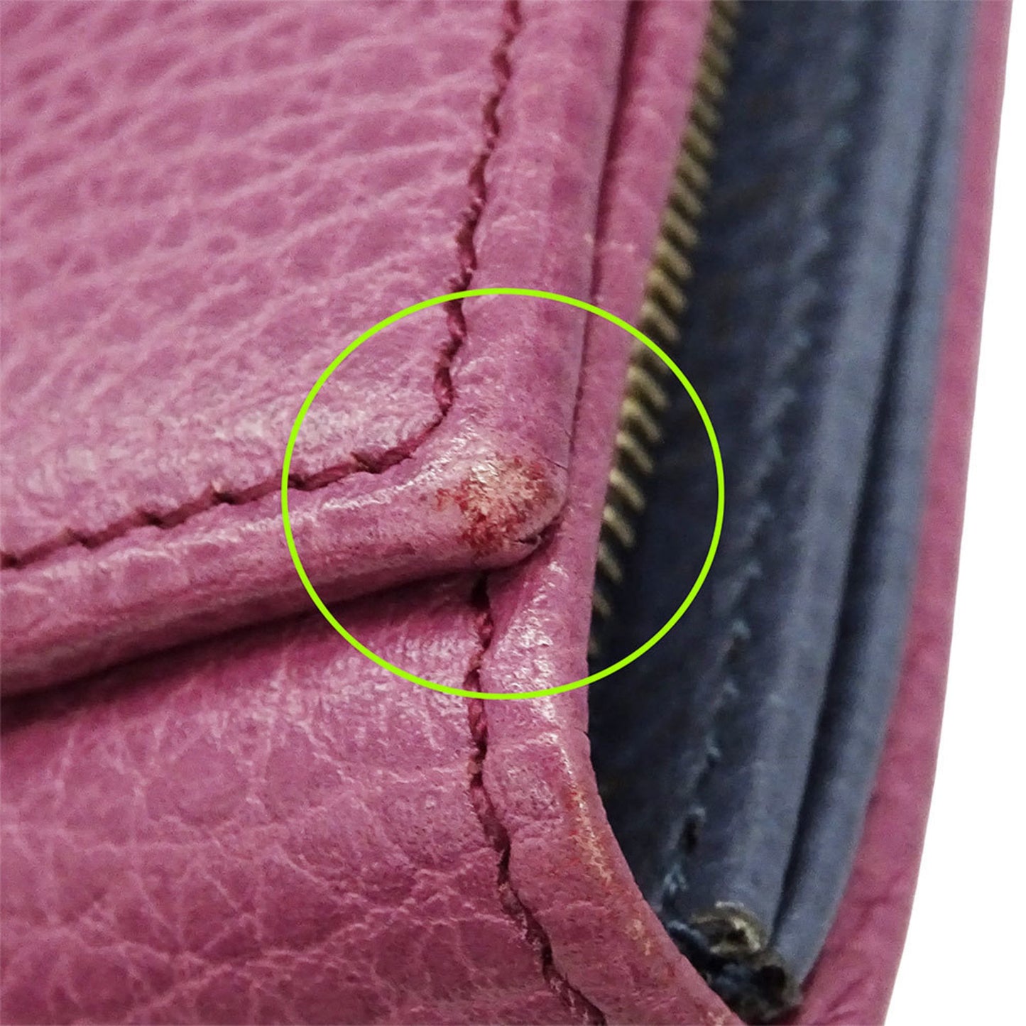 Gucci Purple Leather Long Wallet (Bi-Fold) ( )