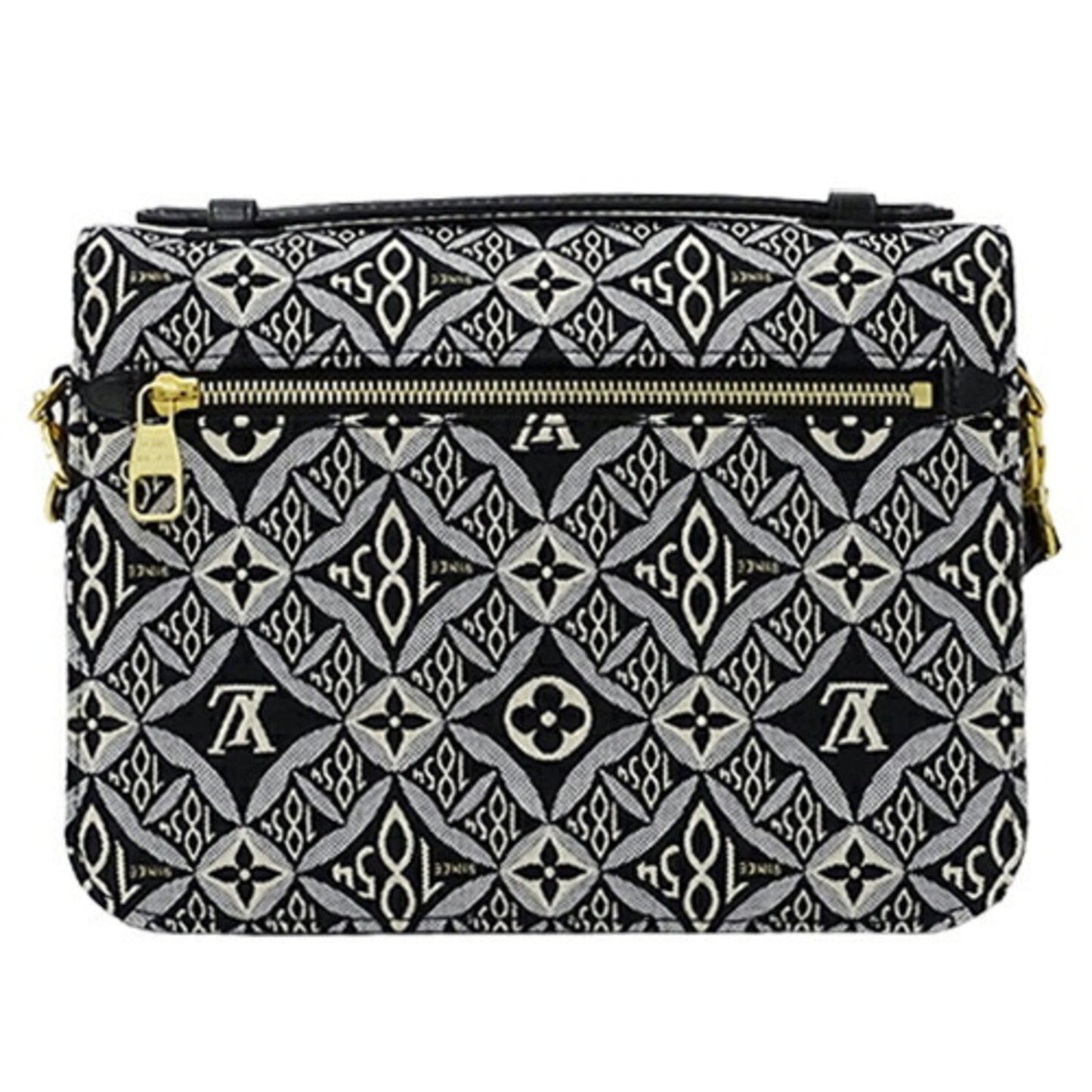 LOUIS VUITTON Bag Monogram Jacquard SINCE 1854 Ladies Handbag Shoulder Pochette Metis MM Gray 2020 Collection