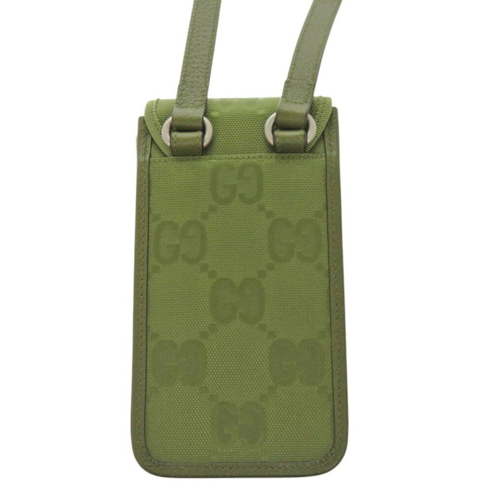 Gucci Nylon Leather Shoulder Bag