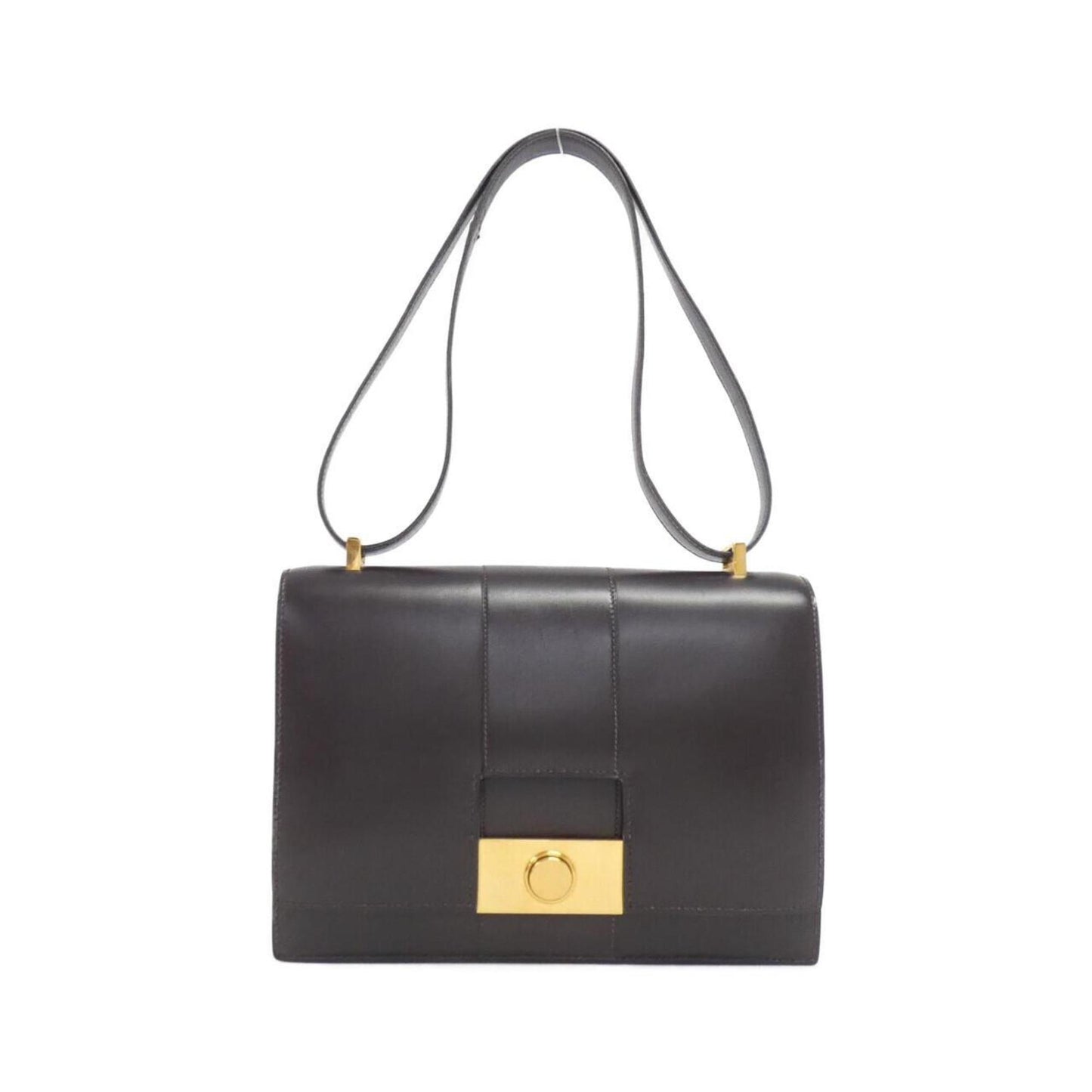 Hermes Ebene Box Calf Leather Shoulder Bag ( )