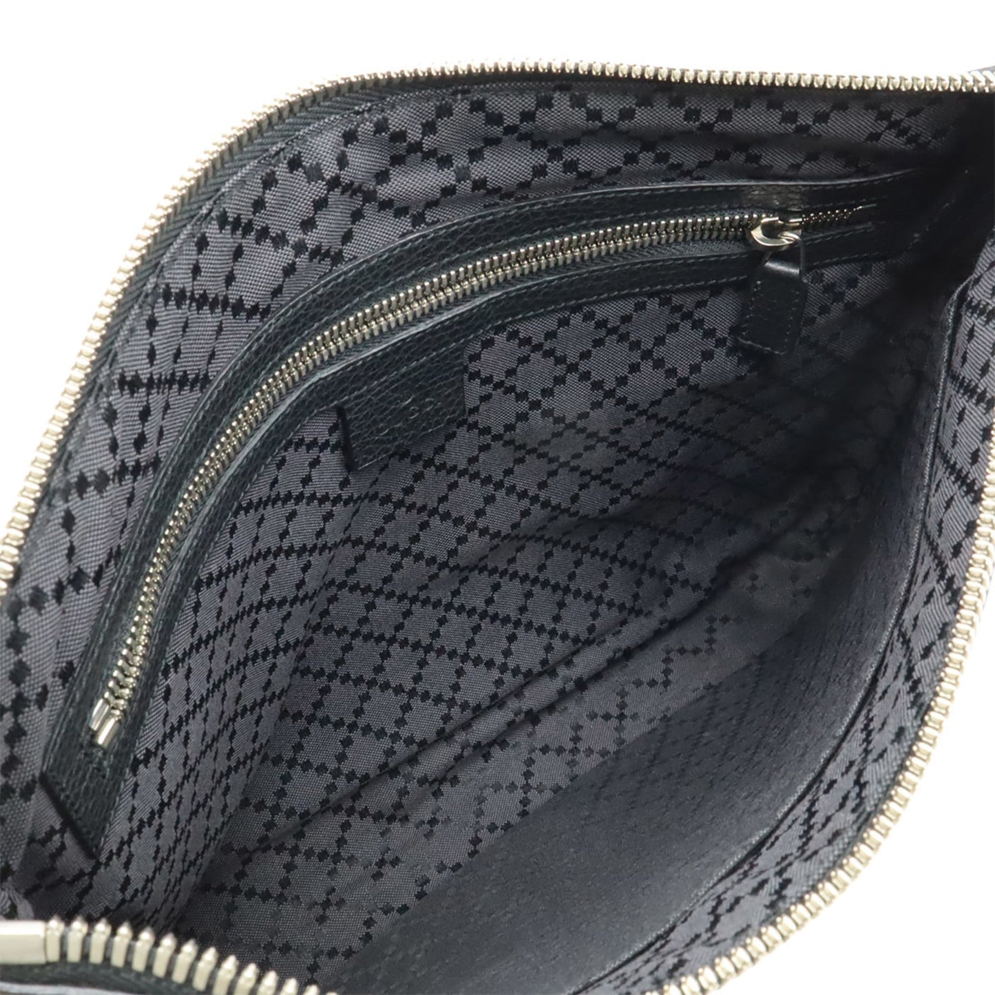 Gucci Black Leather Clutch Bag ( )