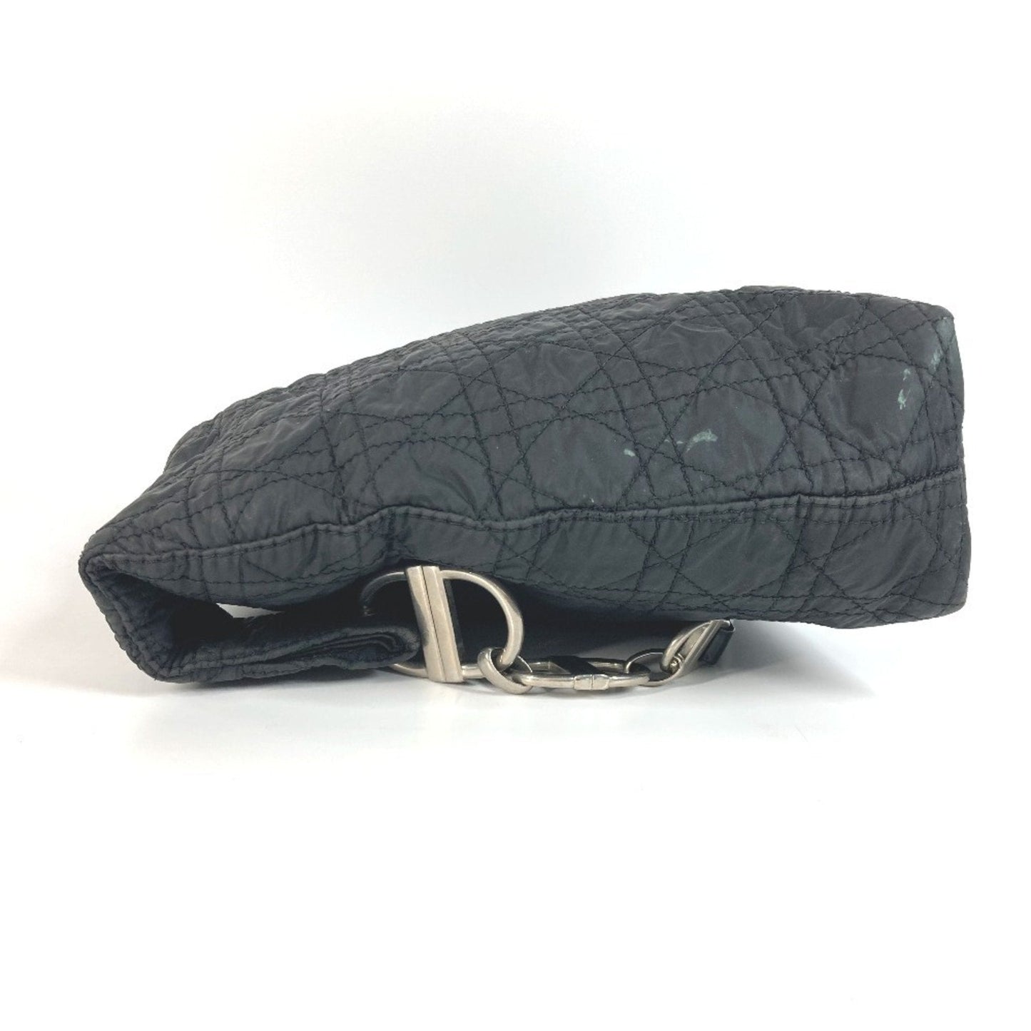 Christian Dior Black Red Color Nylon Shoulder Bag ()