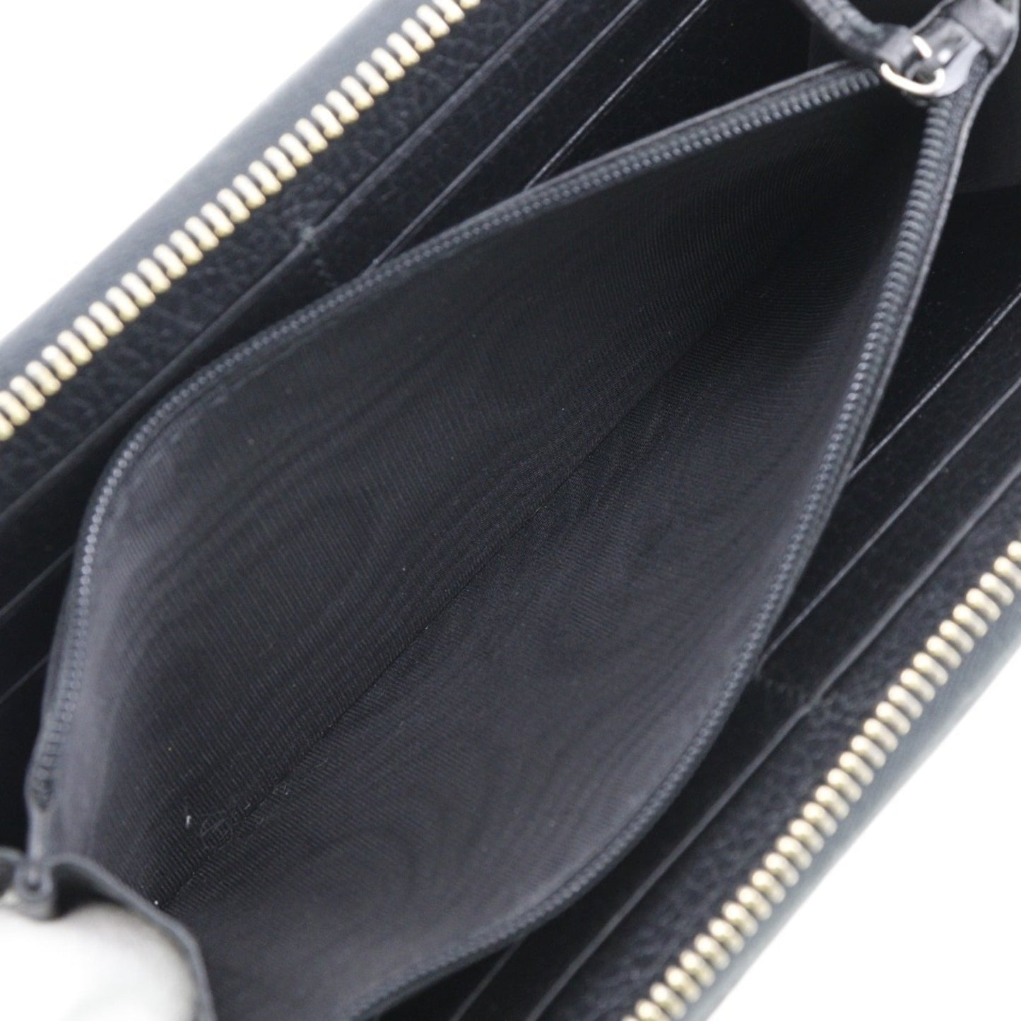 Gucci Black Leather Long Wallet (Bi-Fold) ( )