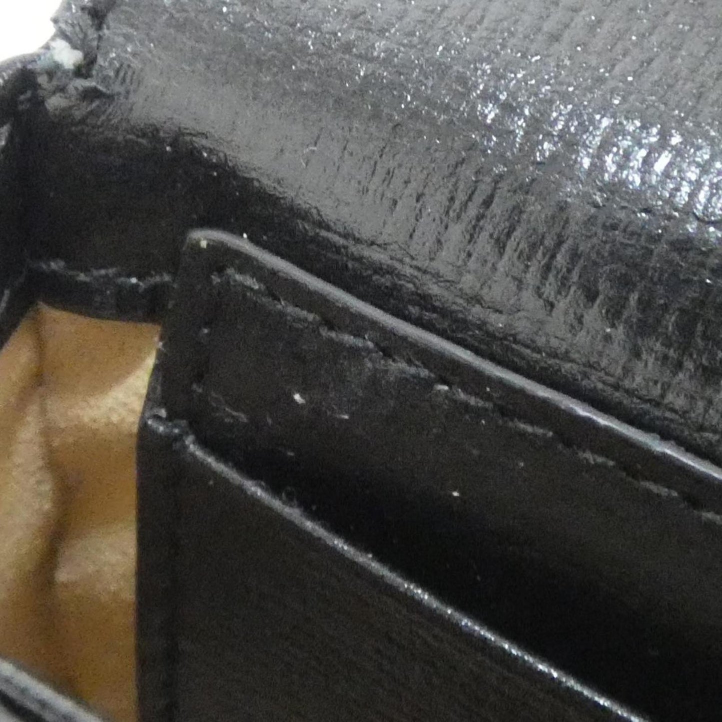 Gucci Black Leather Shoulder Bag ( )