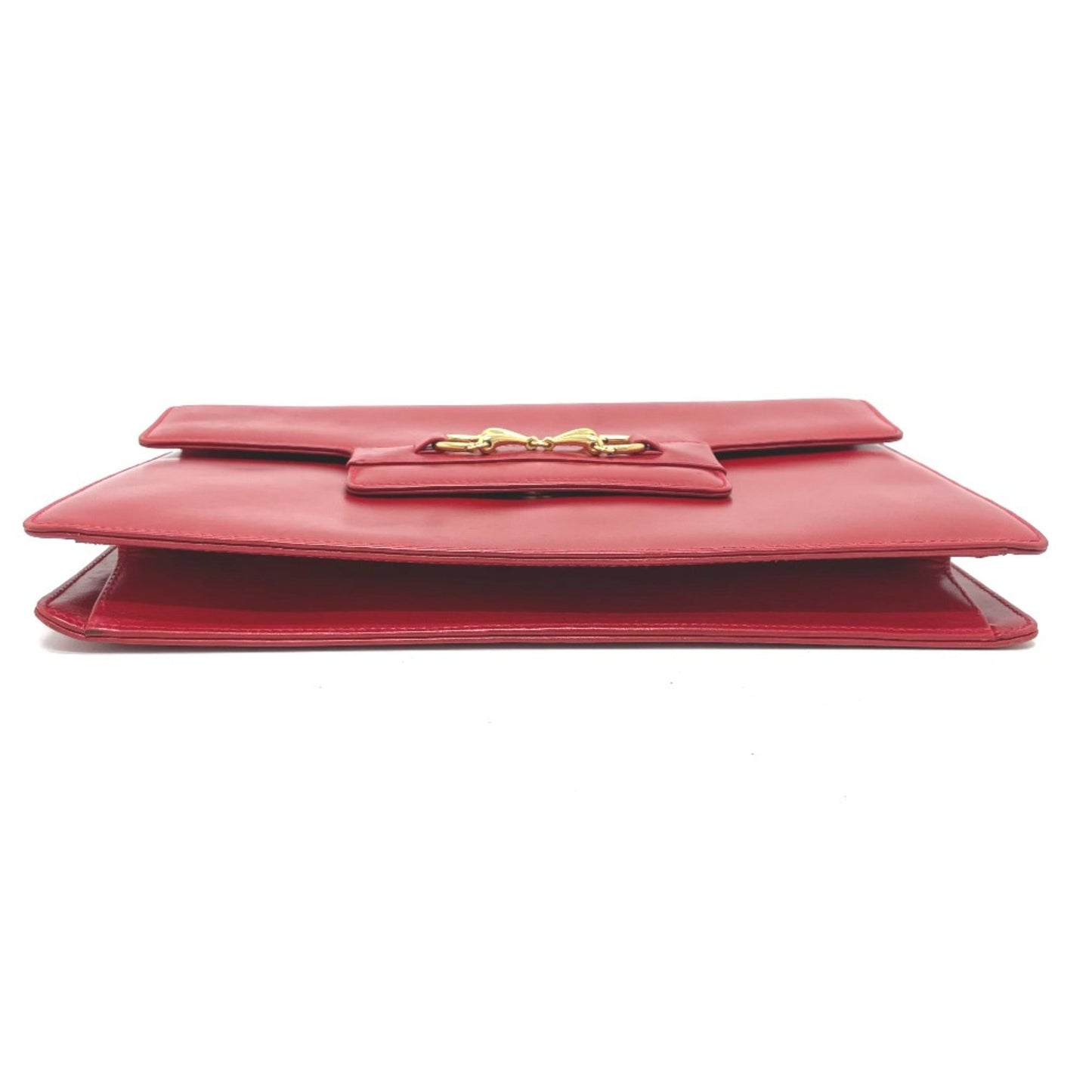 Gucci Red Leather Shoulder Bag ( )