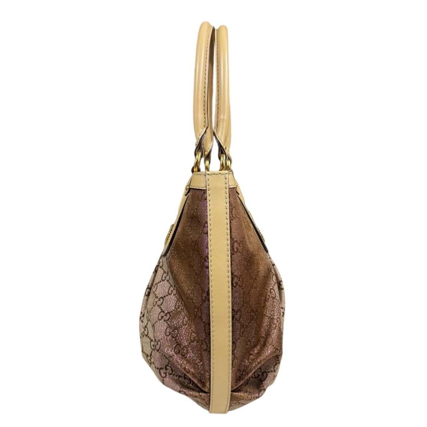 Gucci Beige Gg Canvas Handbag ( )