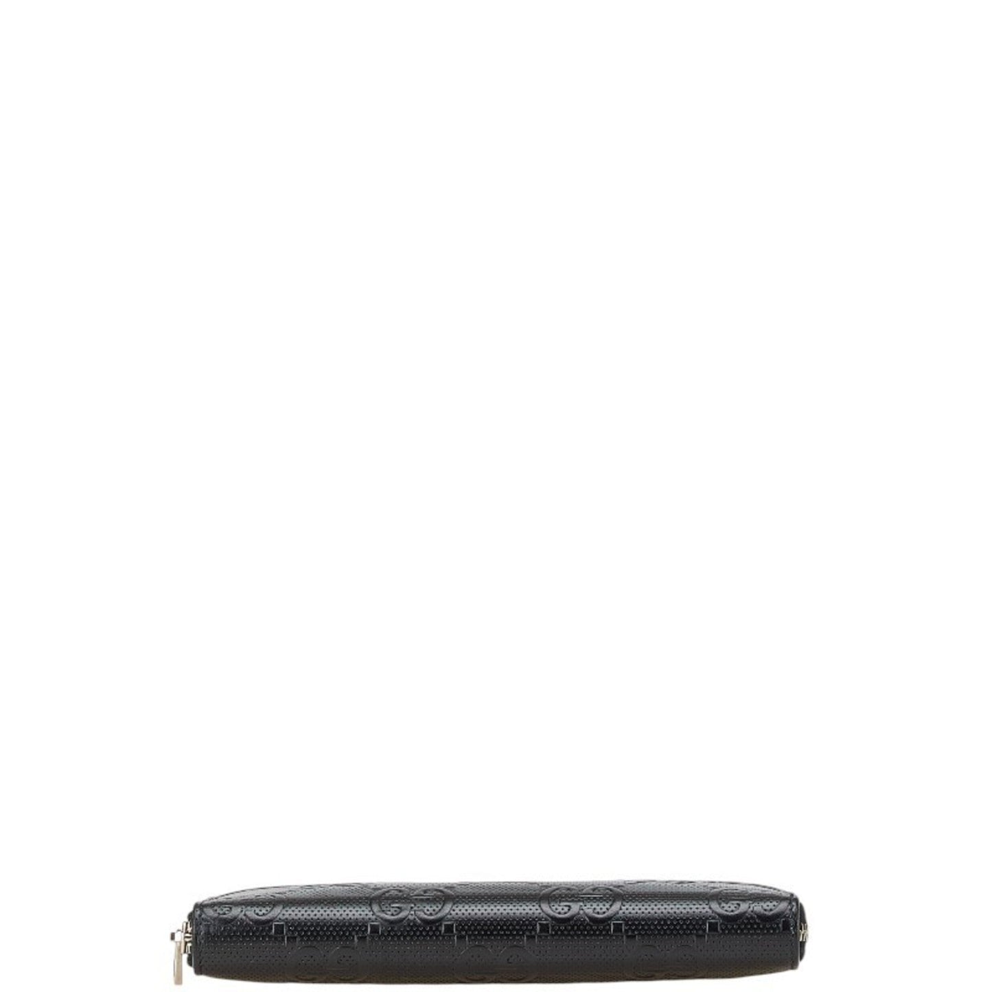 Gucci Black Leather Long Wallet (Bi-Fold) ( )