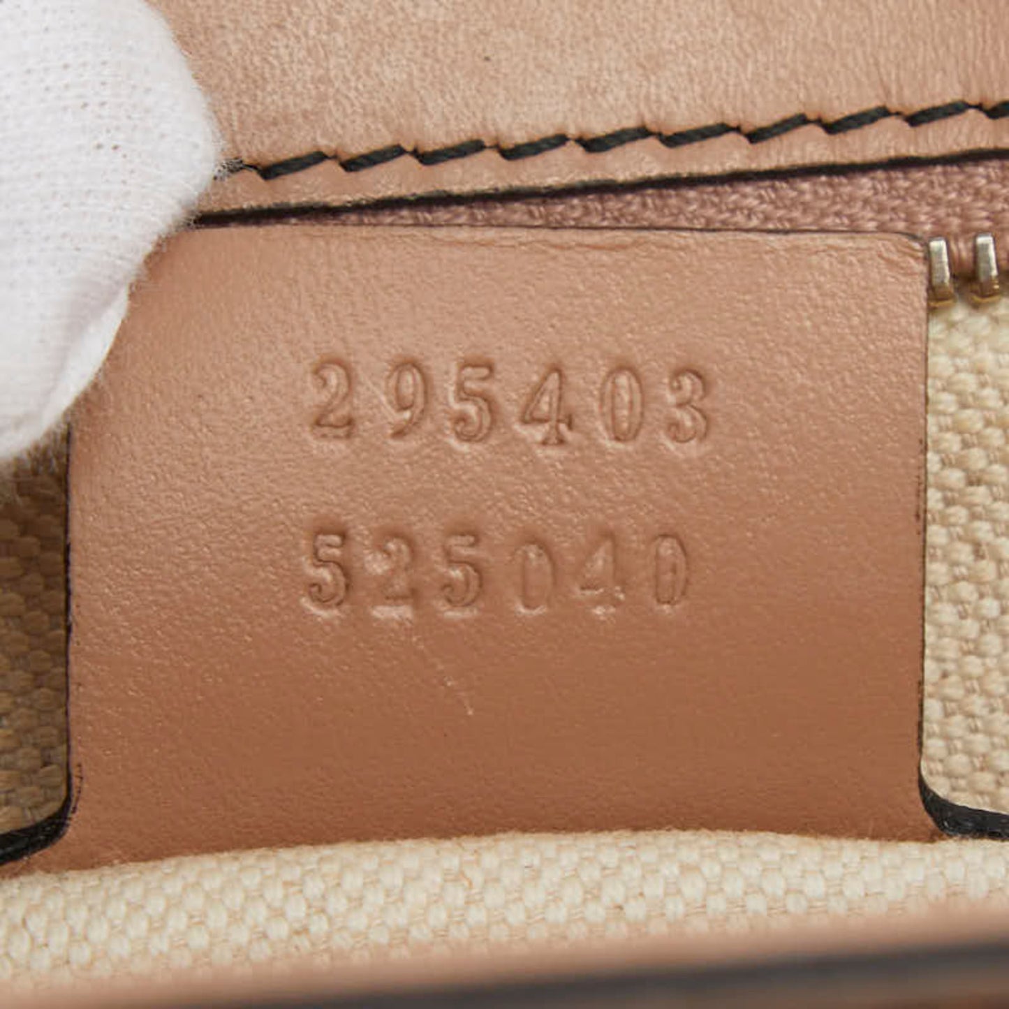 Gucci Gg Canvas Beige Pink Gg Canvas Leather Shoulder Bag ( )