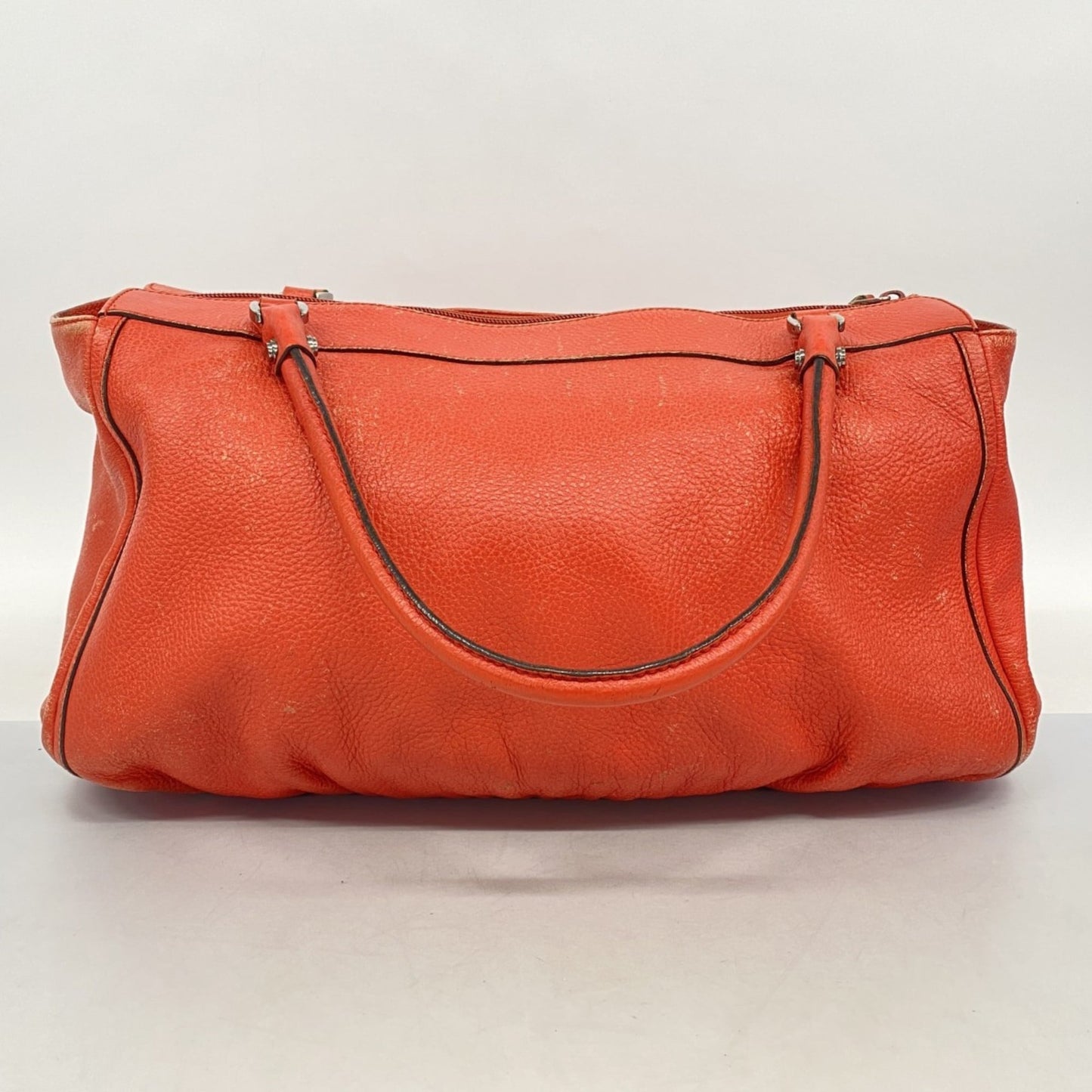Gucci Red Color Leather Tote Bag ( )