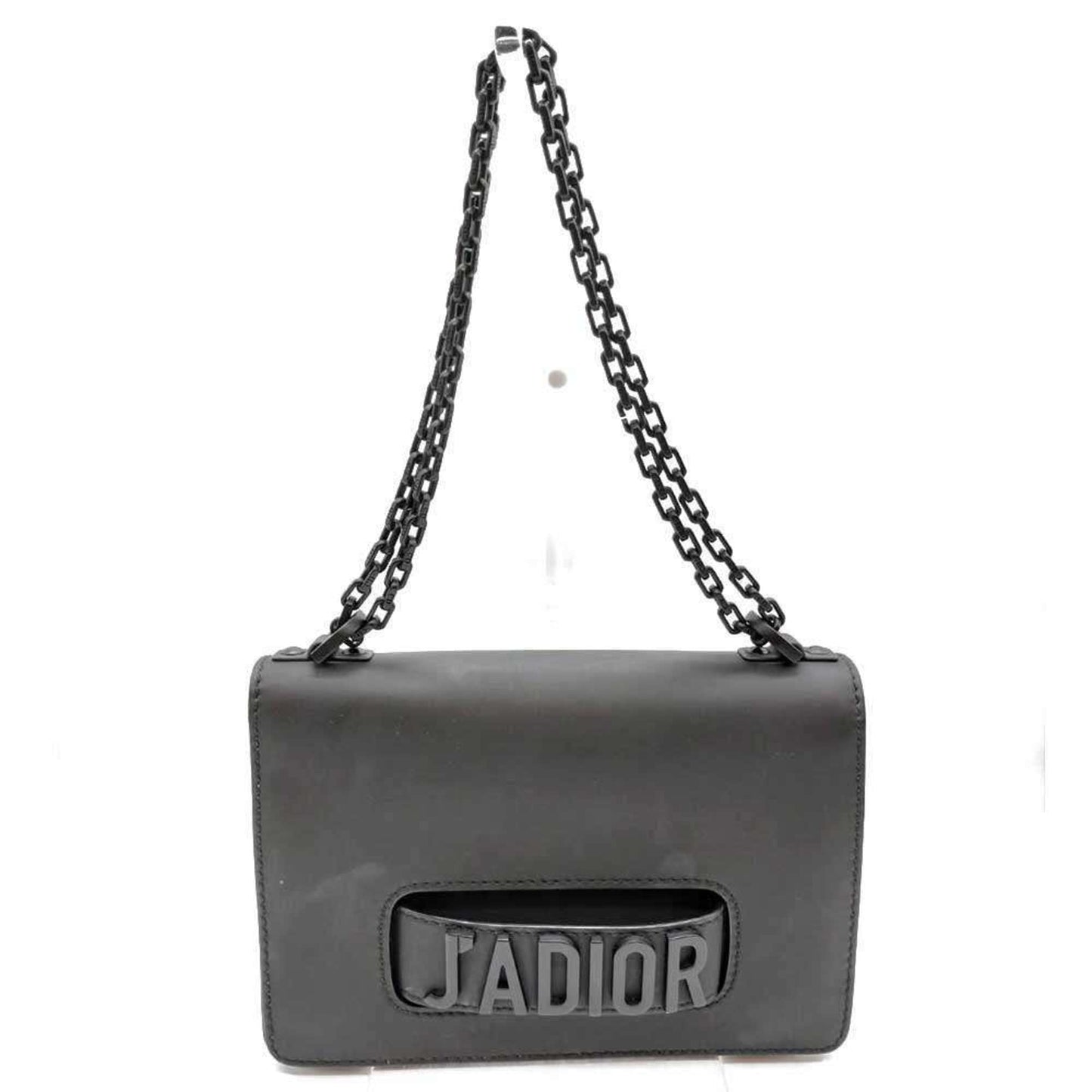 Christian Dior Black Leather Shoulder Bag ()