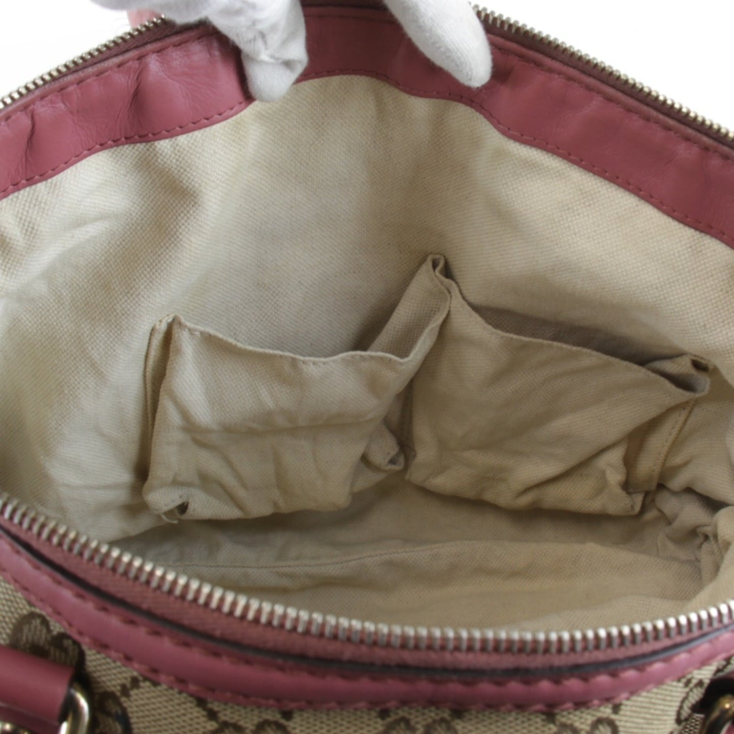 Gucci Brown Gg Canvas Shoulder Bag ( )