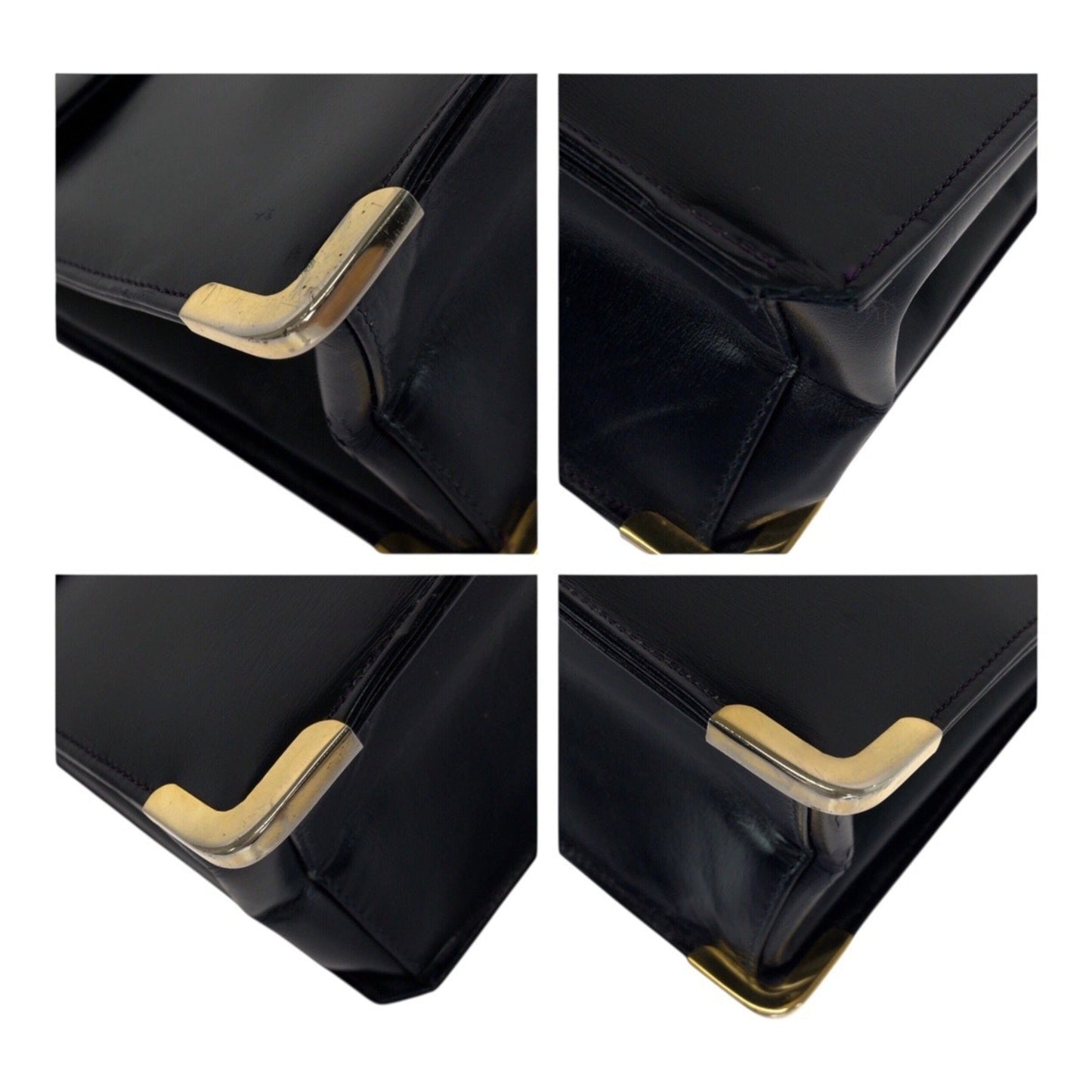 Christian Dior Black Leather Pochette Shoulder Bag ()